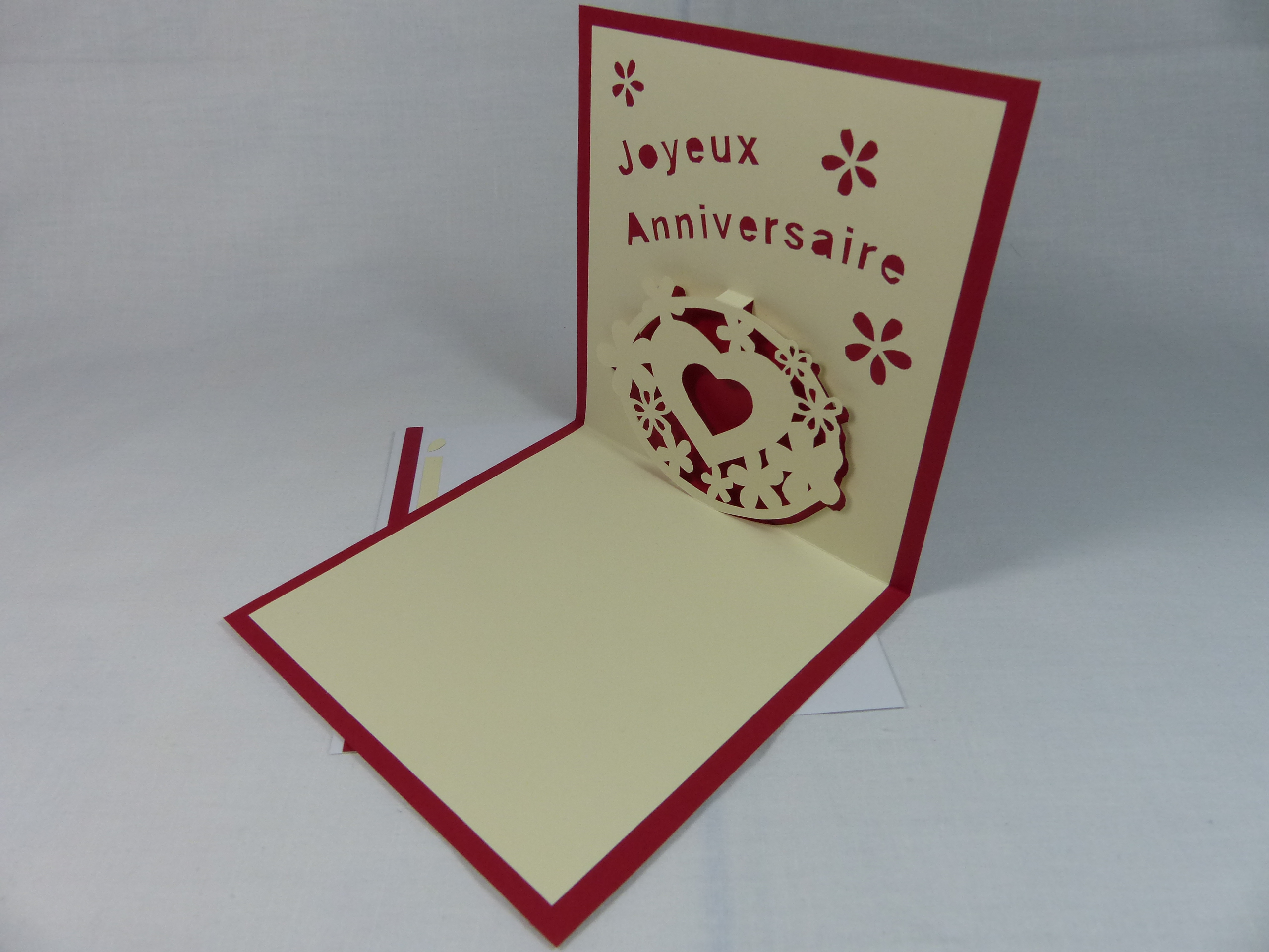 Carte Joyeux Anniversaire En Relief Kirigami 3d Couleur Rouge Groseille Et Ivoire Papeterie Cartes Anniversaire Par Cartofil Carte Joyeux Anniversaire En Relief Kirigami 3d Couleur Rouge Groseille Et Ivoire Papeterie Cartes Anniversaire Par Cartofil