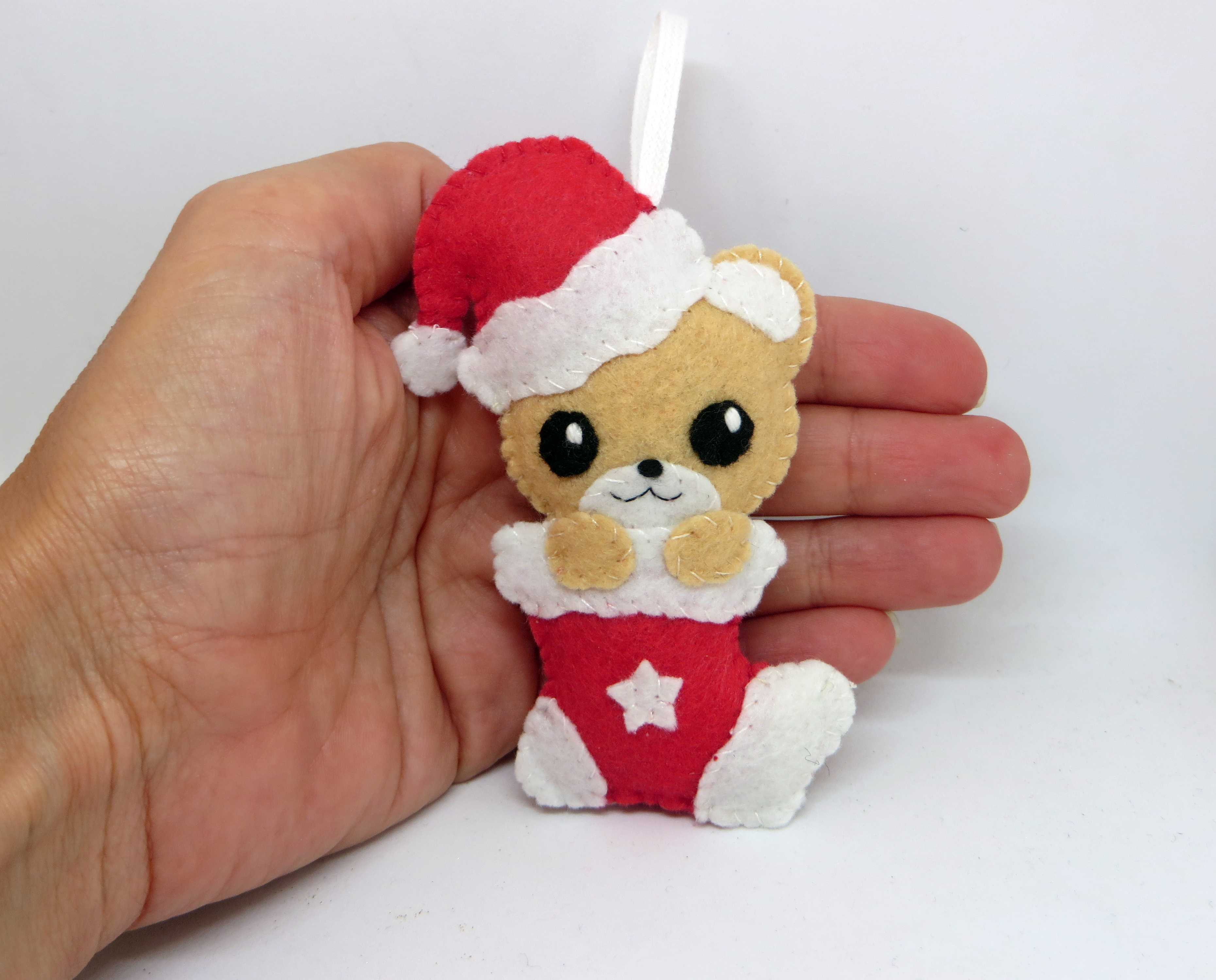 Deco Noel Decoration De Noel Ours Ours Kawaii Decoration Feutrine Decoration De Noel Boule De Noel Decoration Sapin De Noel Ours