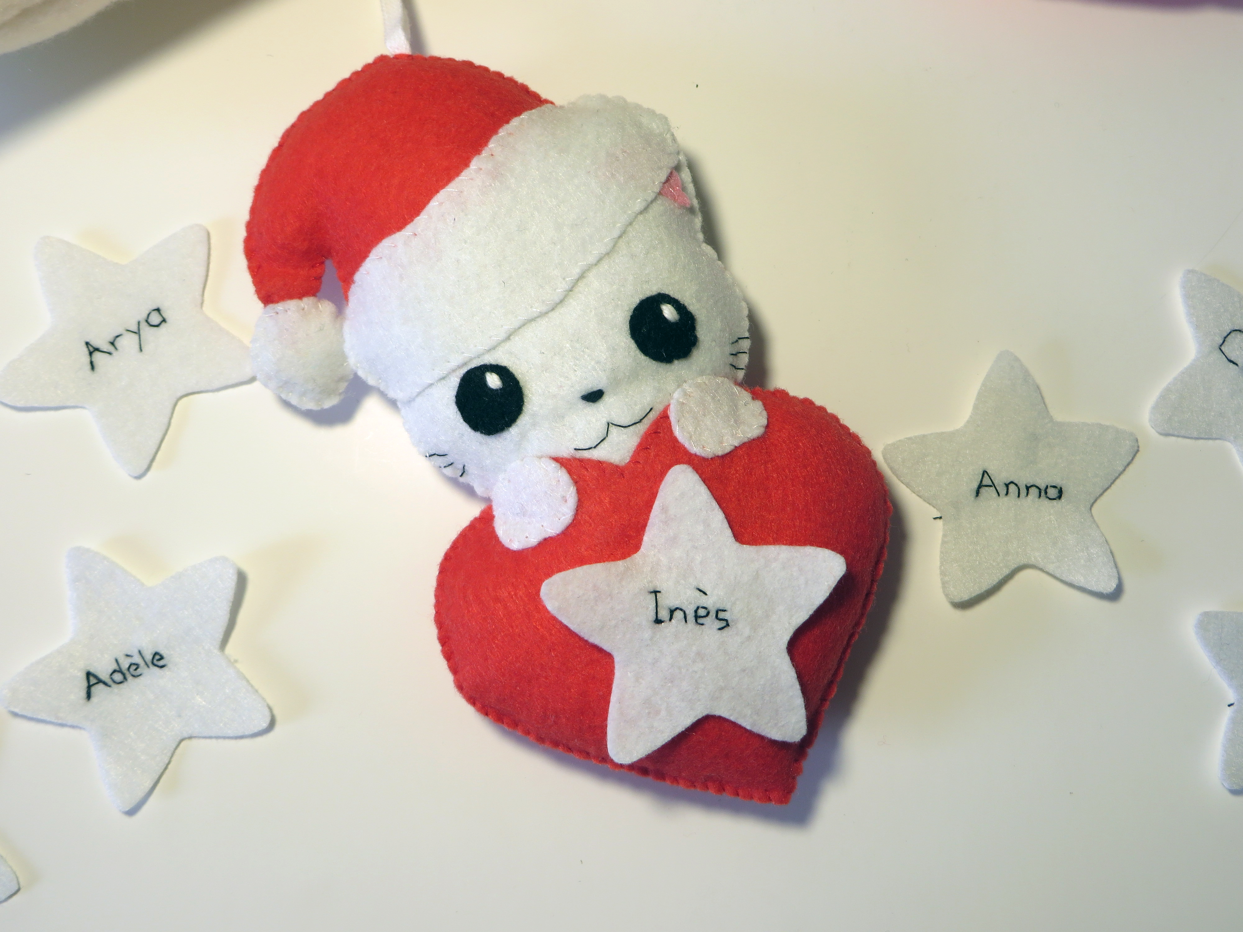 Premier Noel De Bebe Personnalise Pour Sapin De Noel Chat En Feutrine Fait Main Decoration Pour Enfants Par Ibelieveicanfil Premier Noel De Bebe Personnalise Pour Sapin De Noel Chat En Feutrine Fait Main Decoration Pour Enfants Par Ibelieveicanfil