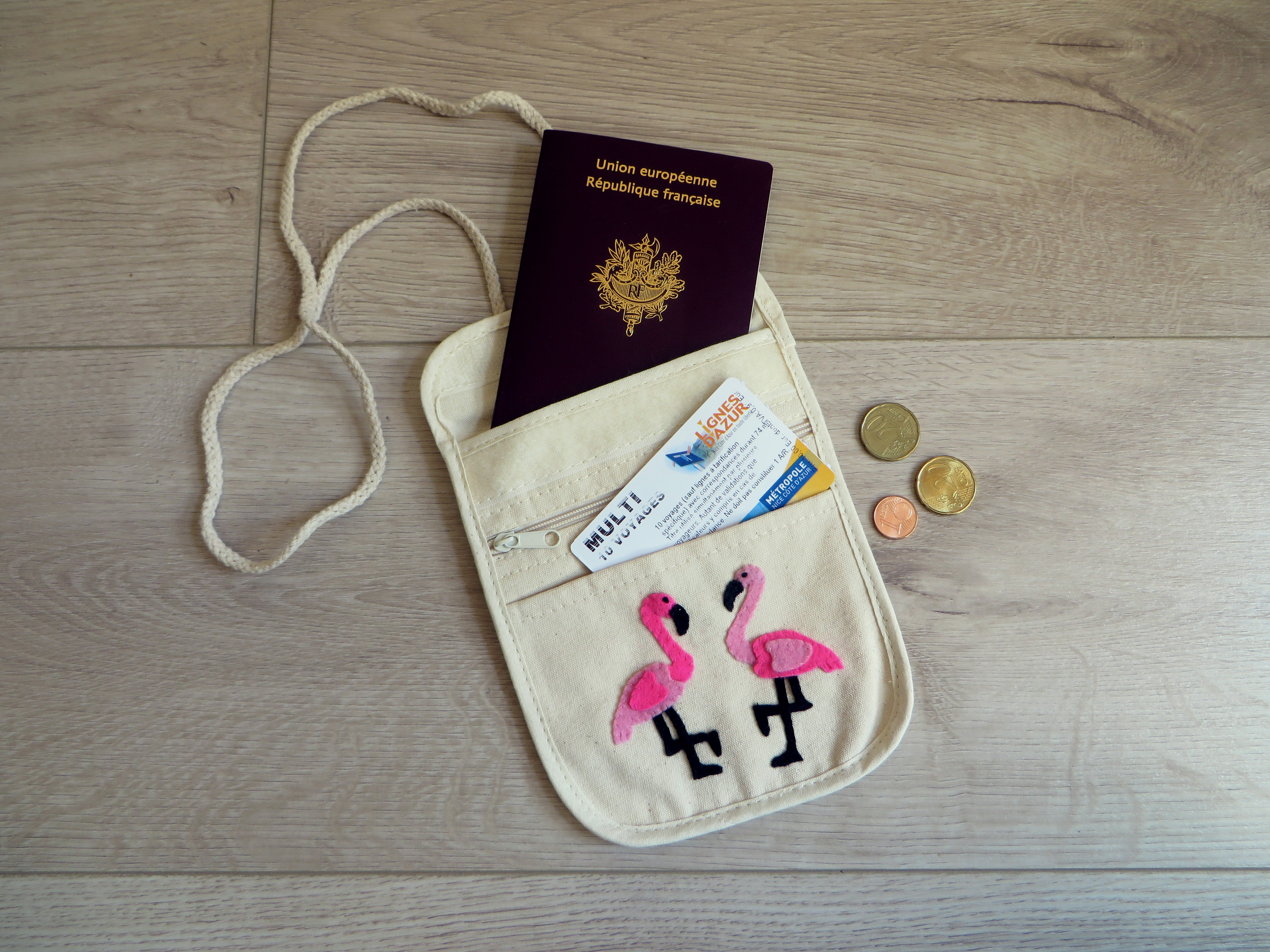 Pochette passeport voyage top
