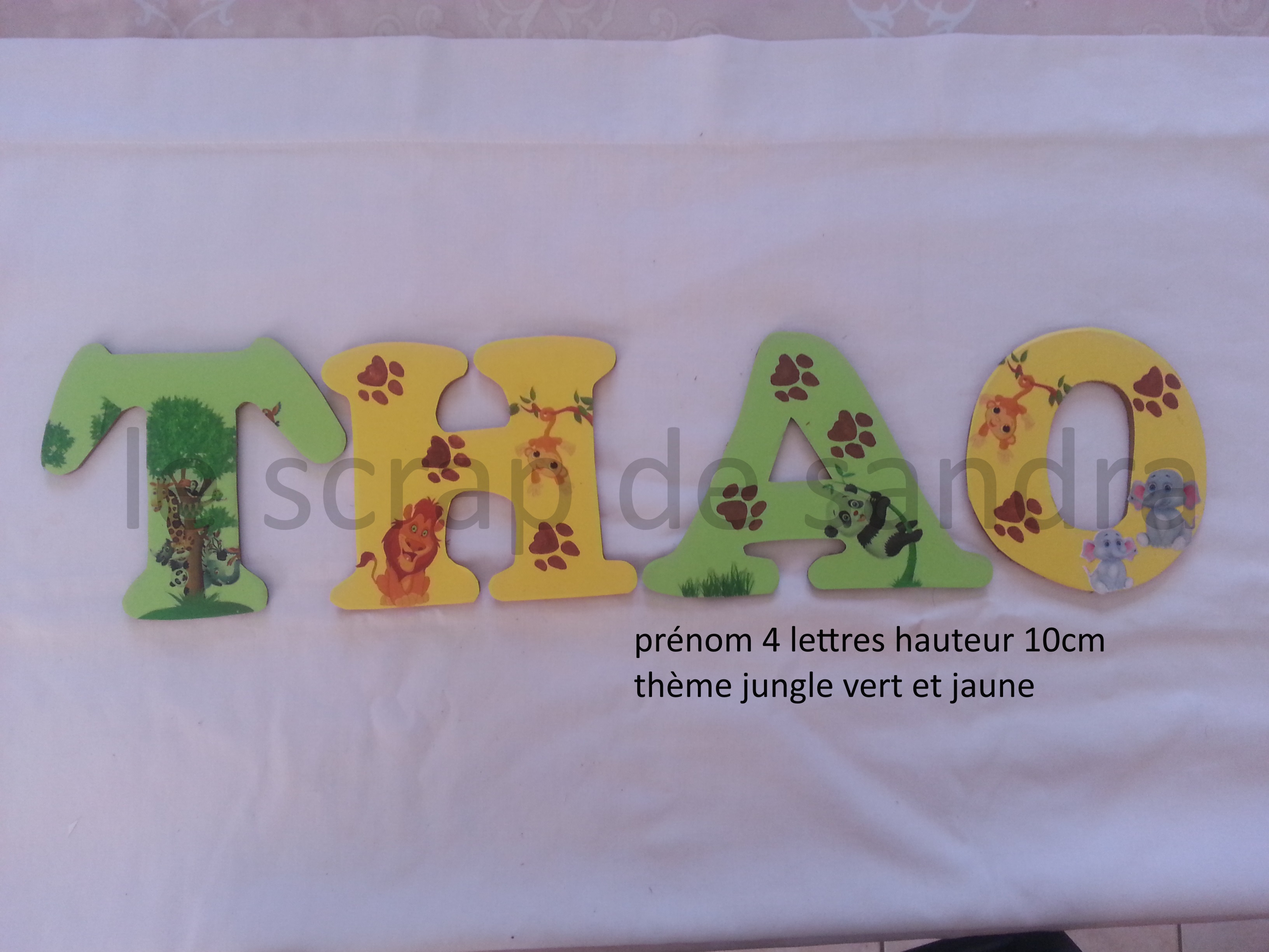 Plaque de porte / lettre à coller / prénom à coller ...