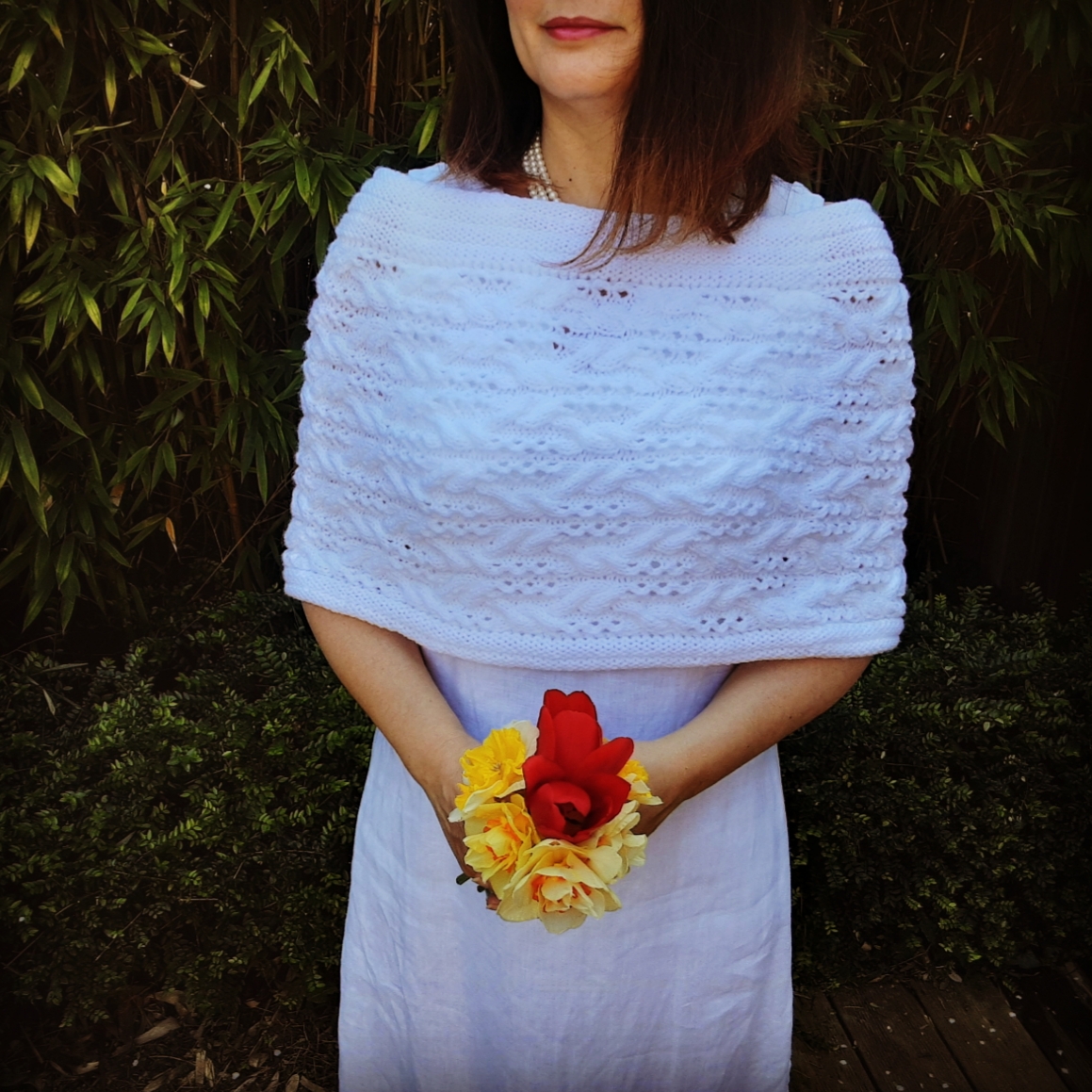 Cache epaule on sale mariage