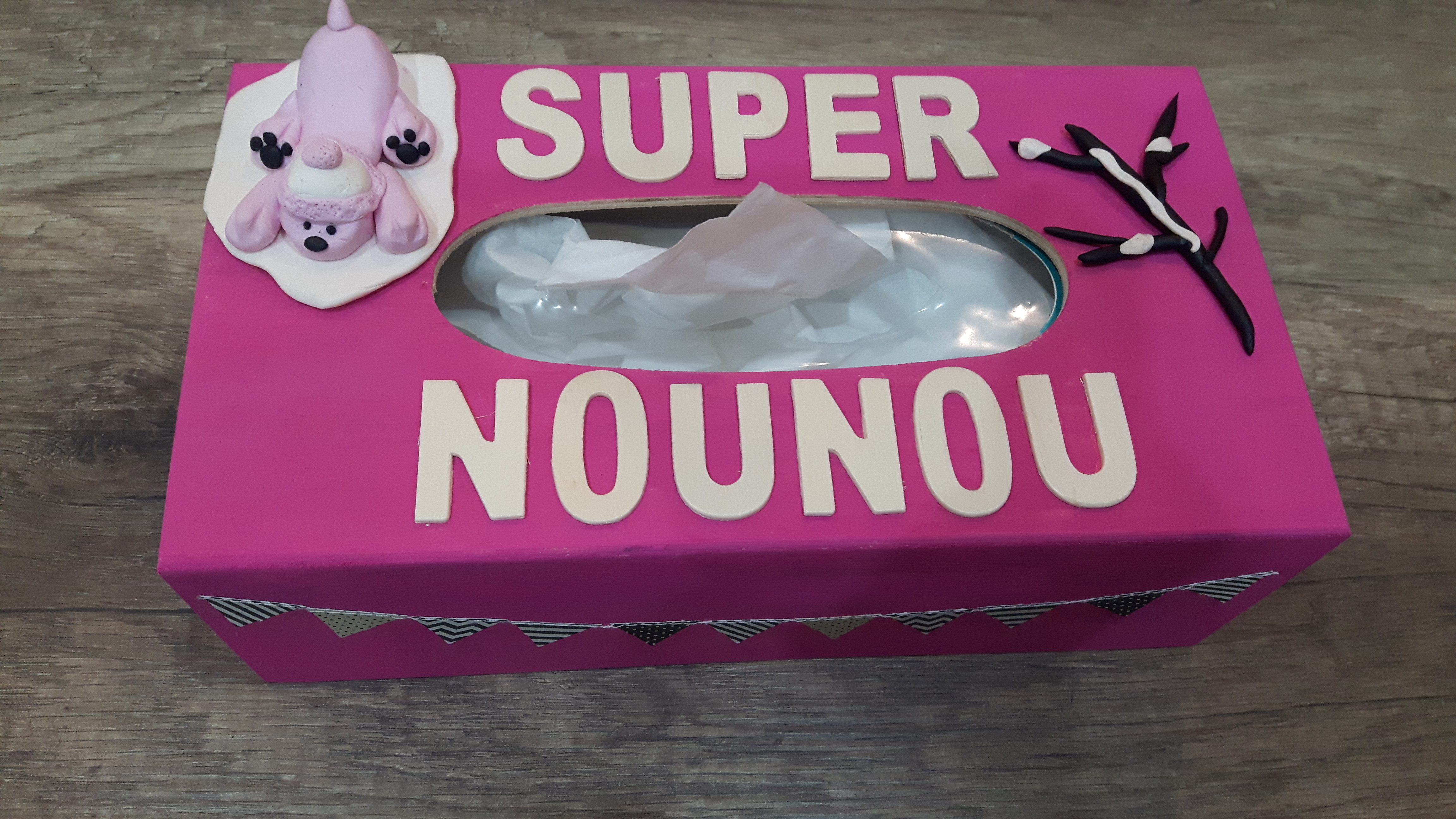 Boite A Mouchoirs Super Nounou Accessoires Bebe Par Creasaddict