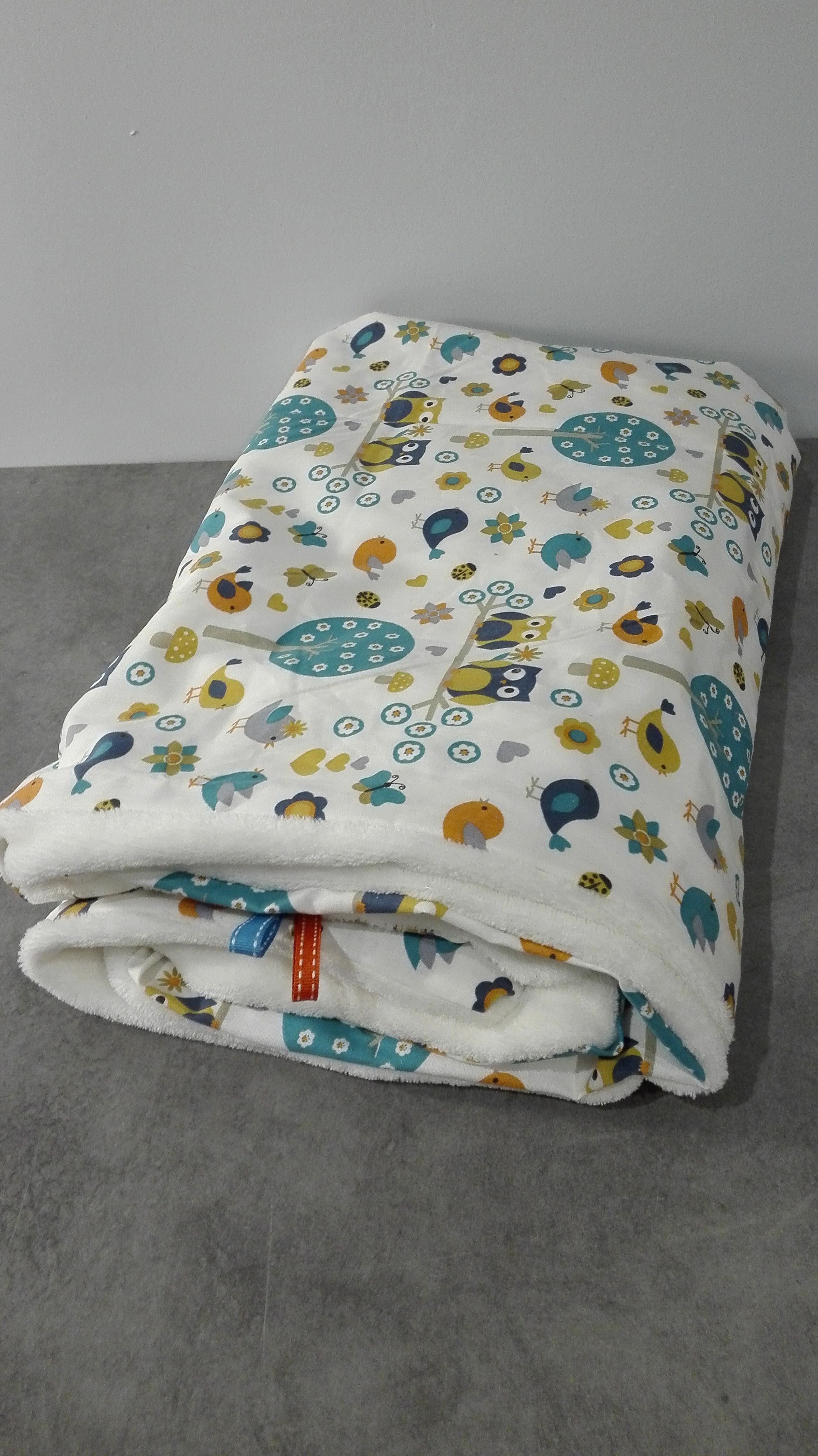 couverture bébé polaire et coton oeko tex