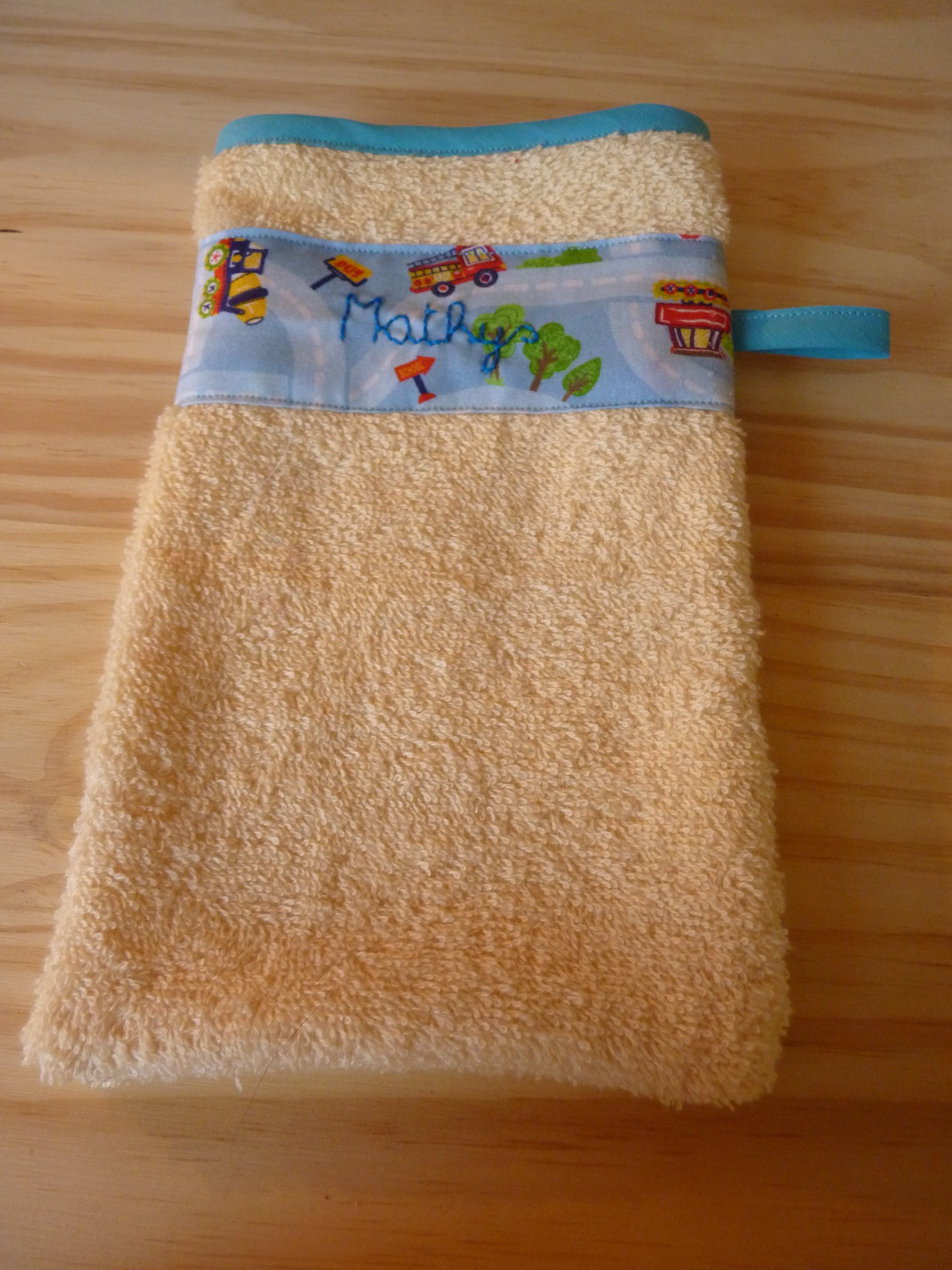 Gant De Toilette Personnalise Accessoires Bebe Par Copetpiq