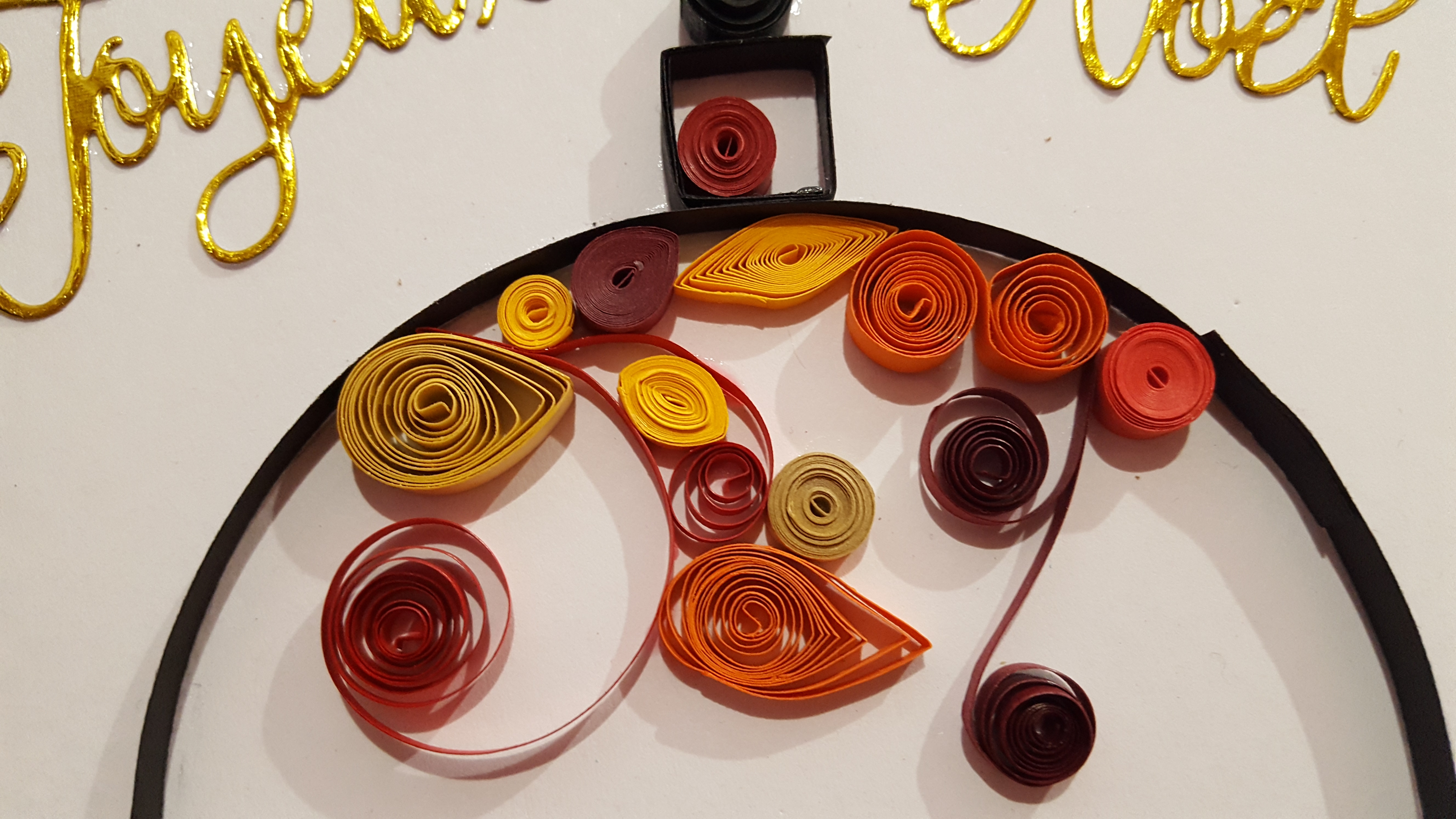 Carte de noël quilling : papeterie-cartes-3d par atelierdemanontin