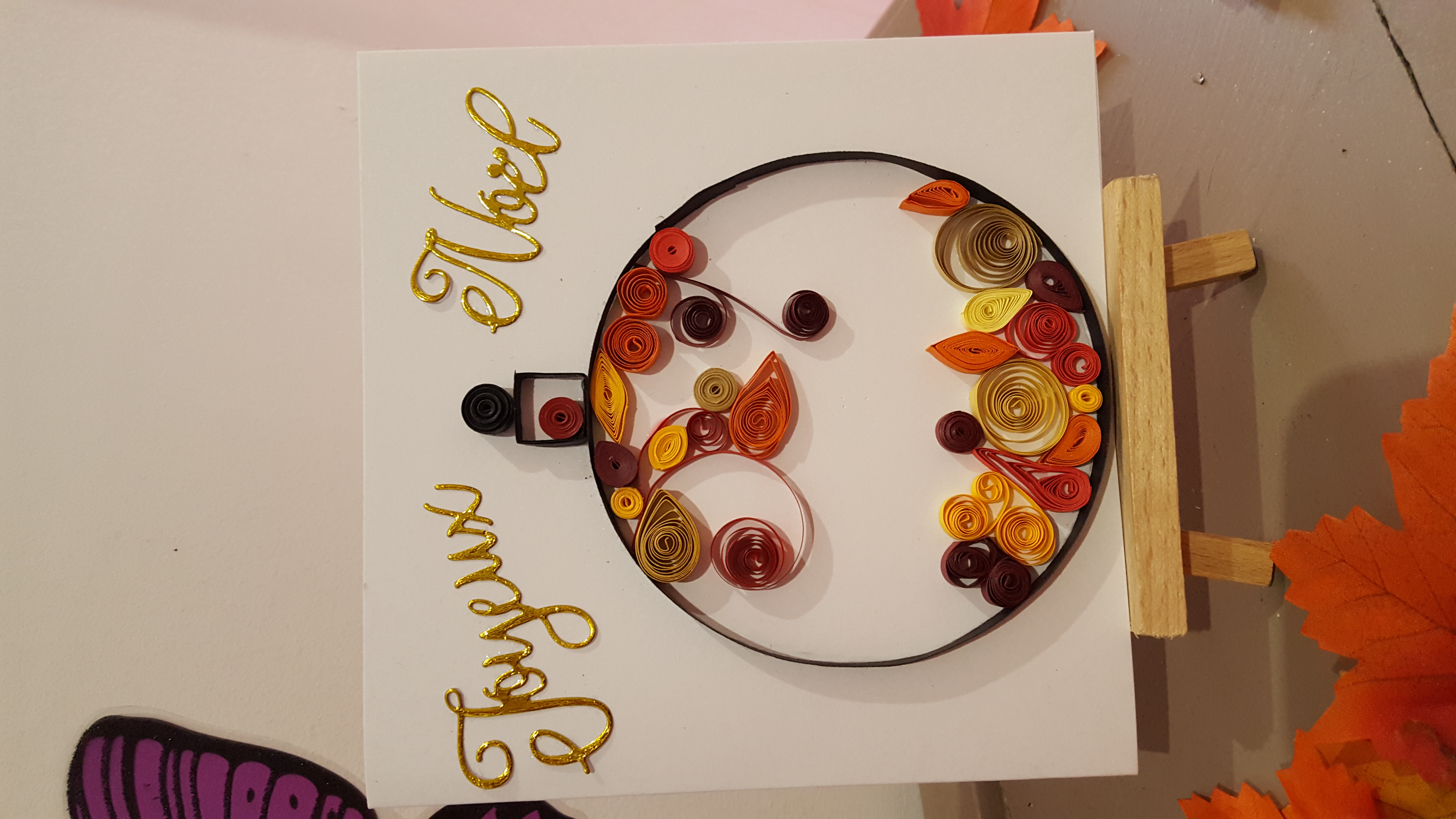 Image de Etoile: Boule De Noel Quilling