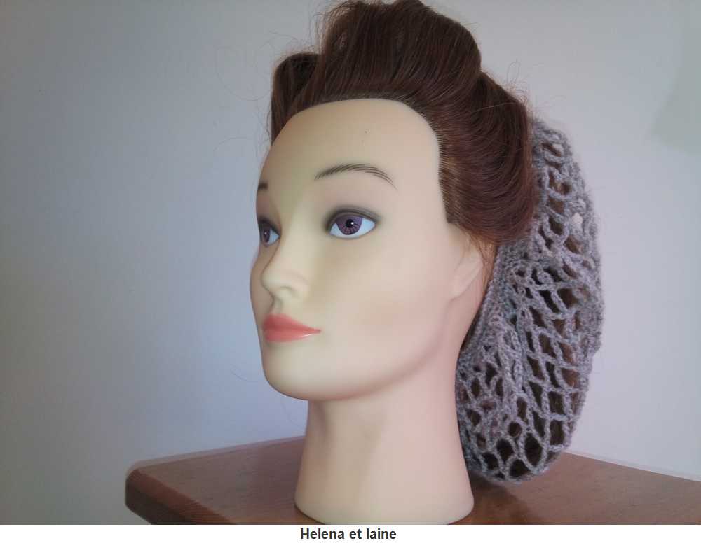 Filet pour cheveux vintage - année 40 : accessoires-accessoires-pour-cheveux  par crealite
