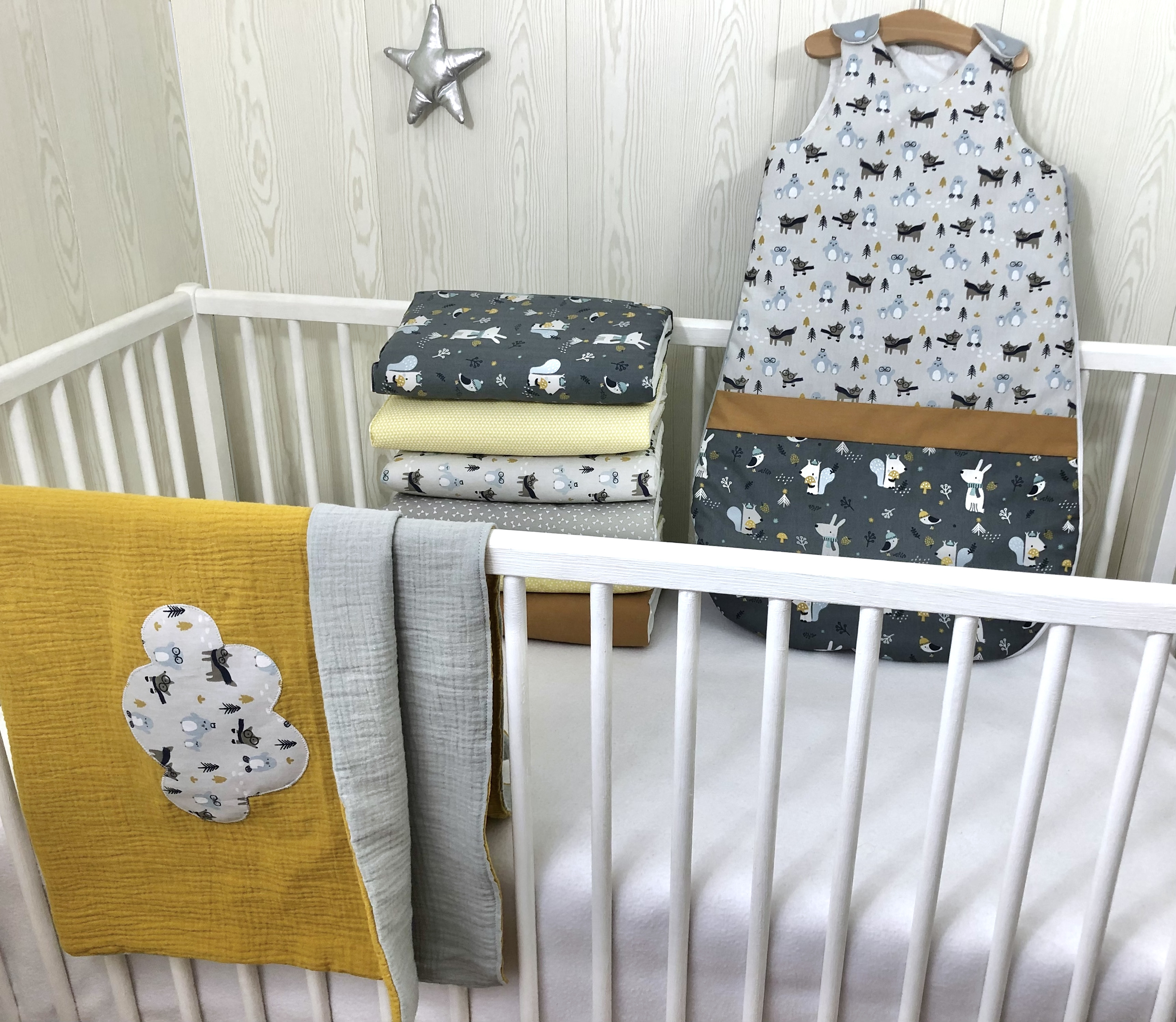 Plaid Bebe 80 X 80cm Accessoires Bebe Par Petitlion