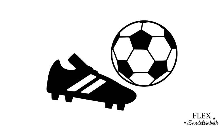 Crampon chaussure foot ballon applique thermocollant flex : par