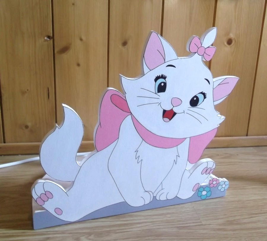 Lampe Decorative Marie Des Aristochats Enfants Cadeaux Naissance Par Lescreationsenboisdemaryline Lampe Decorative Marie Des Aristochats Enfants Cadeaux Naissance Par Lescreationsenboisdemaryline