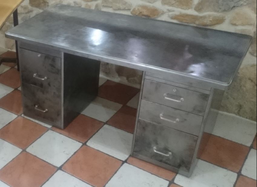 Bureau Industriel Vintage Annee 50 Meubles Par Audrey84150