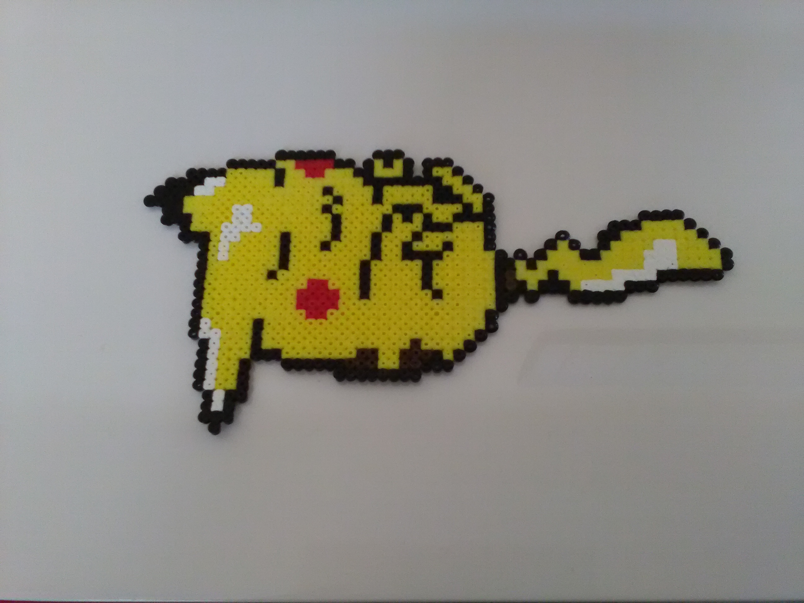Pikachu Decoration Murale Maison Par Fantaisies Perles Hama Pikachu Decoration Murale Maison Par Fantaisies Perles Hama
