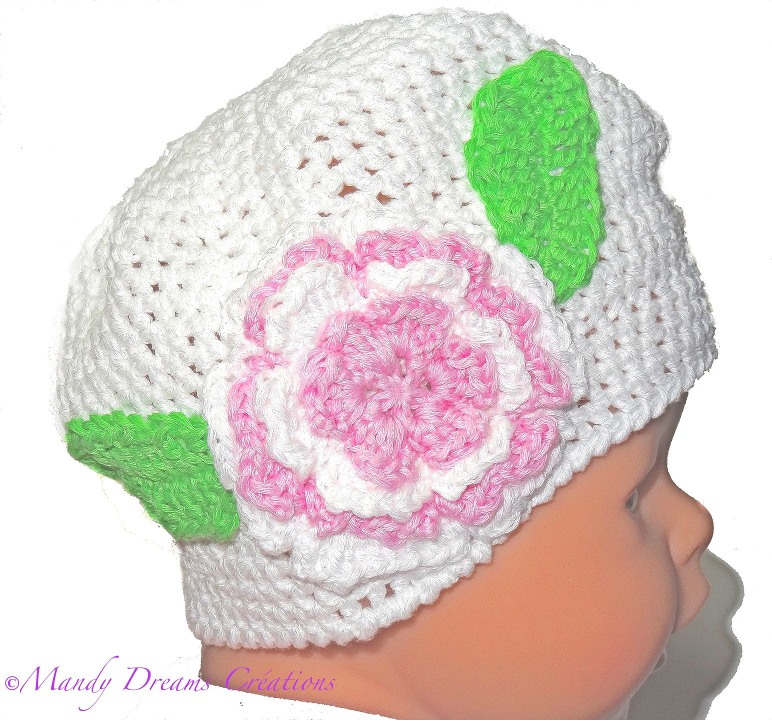 Bonnet Naissance Bebe Fille Blanc Lumineux Et Sa Fleur Rose Laine Taille 0 1 Mois Crochete Main Coton Enfants Accessoires Mode Bebe Par Mandydreams Bonnet Naissance Bebe Fille Blanc Lumineux Et Sa Fleur Rose Laine Taille 0 1 Mois Crochete Main Coton Enfants Accessoires Mode Bebe Par Mandydreams