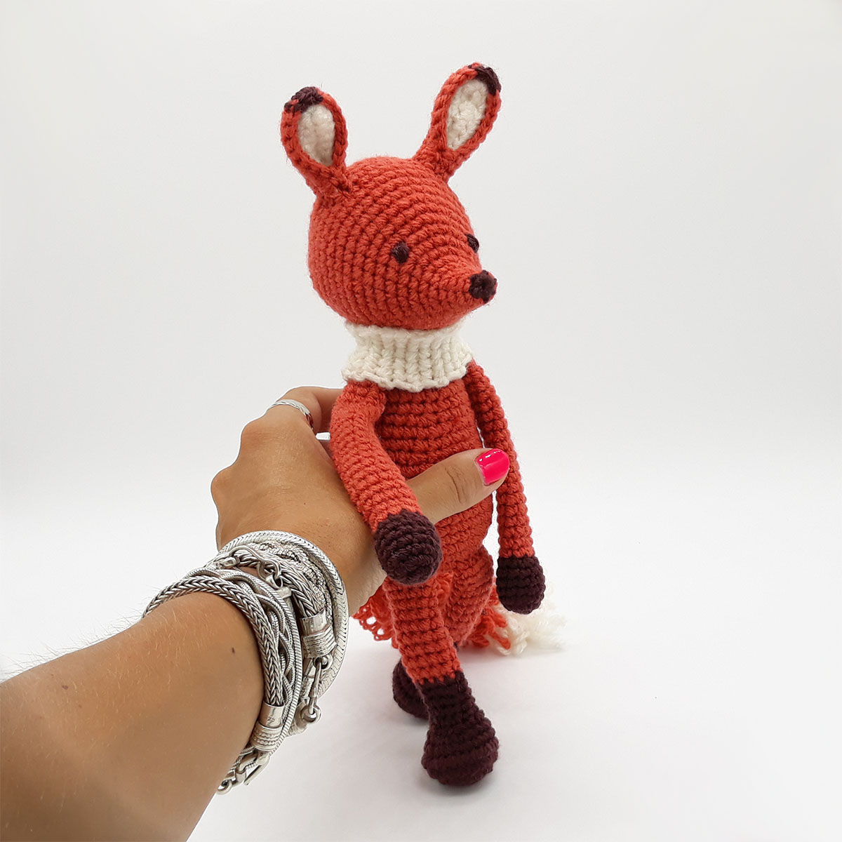 doudou renard crochet