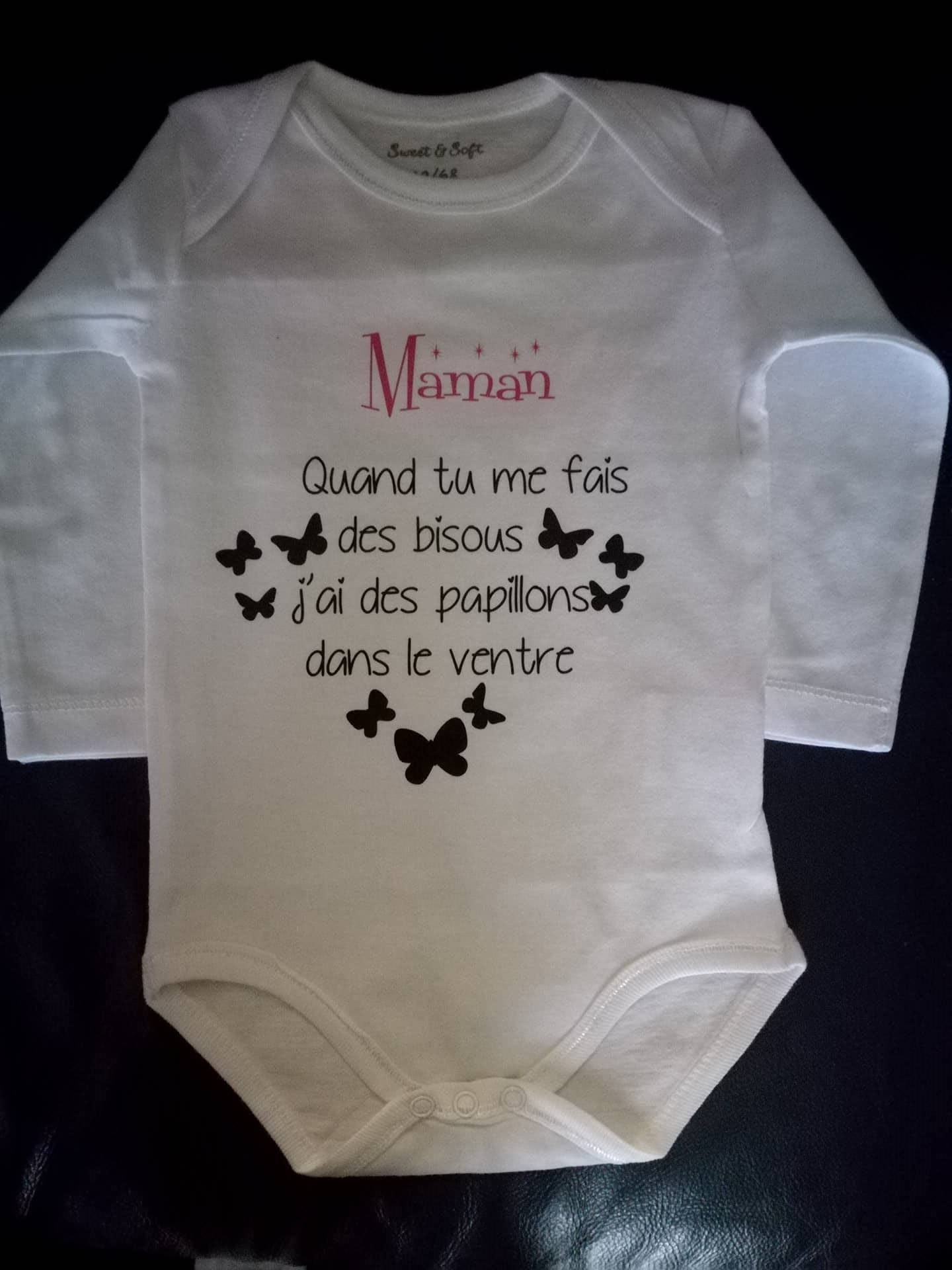 Body bébé personnalisé : accessoires-bebe par stick4fun