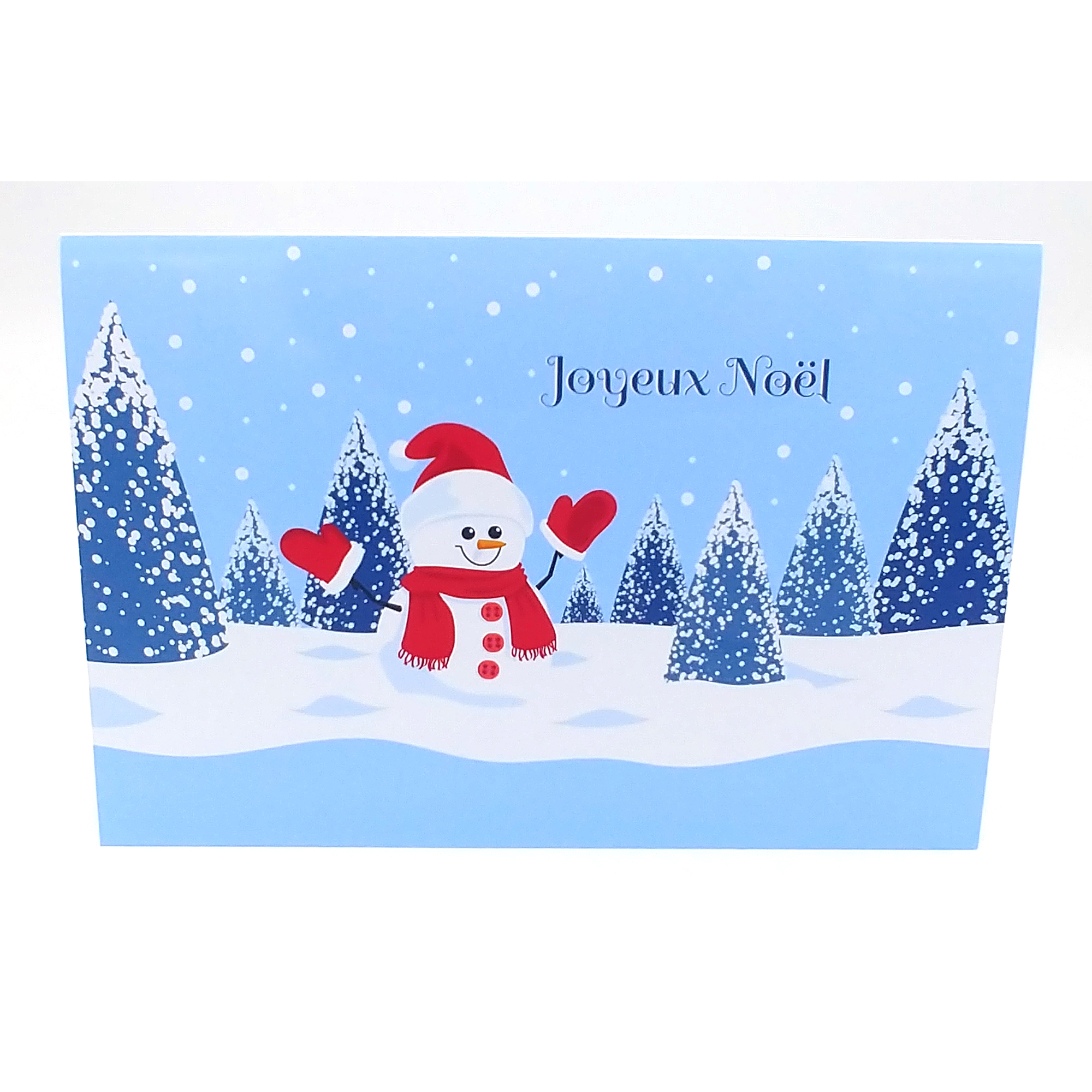 Carte Joyeux Noel pour Accrocher votre Badge Personnalisé