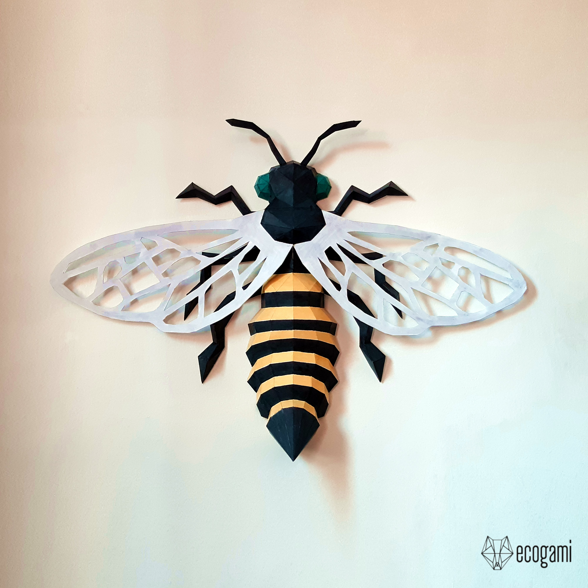 Projet diy papercraft abeille decorationpourenfants par