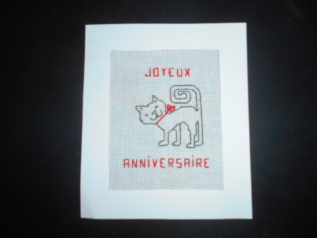 Carte Brodee Chat Noir Joyeux Anniversaire Papeterie Cartes Anniversaire Par Lescartesdelafleur Carte Brodee Chat Noir Joyeux Anniversaire Papeterie Cartes Anniversaire Par Lescartesdelafleur