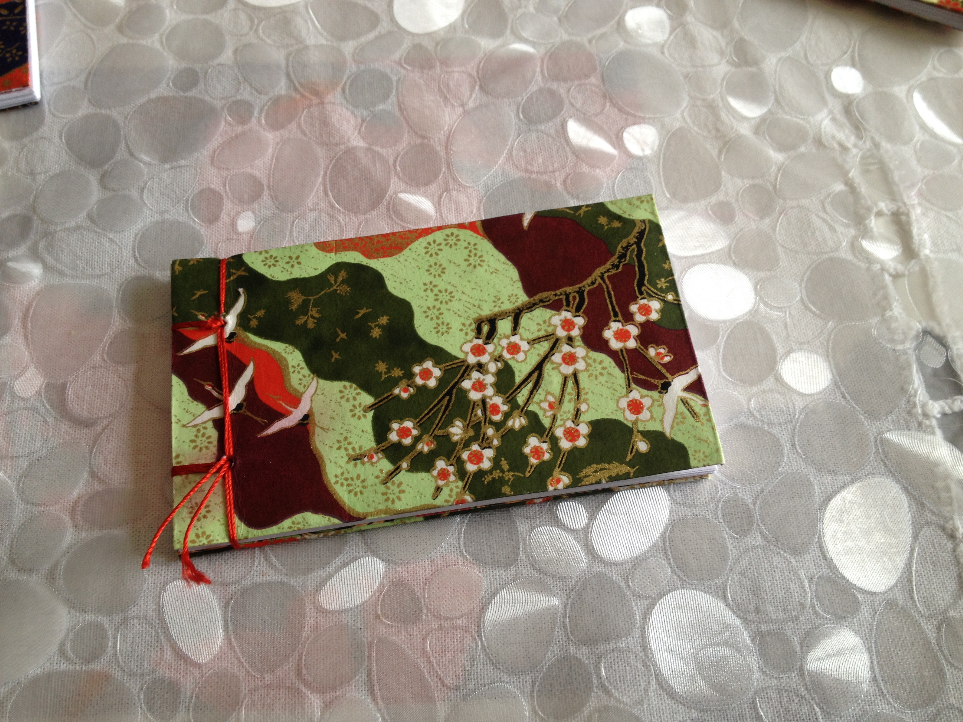 Carnet japonais à couverture souple 6/10 cm, avec couverture en