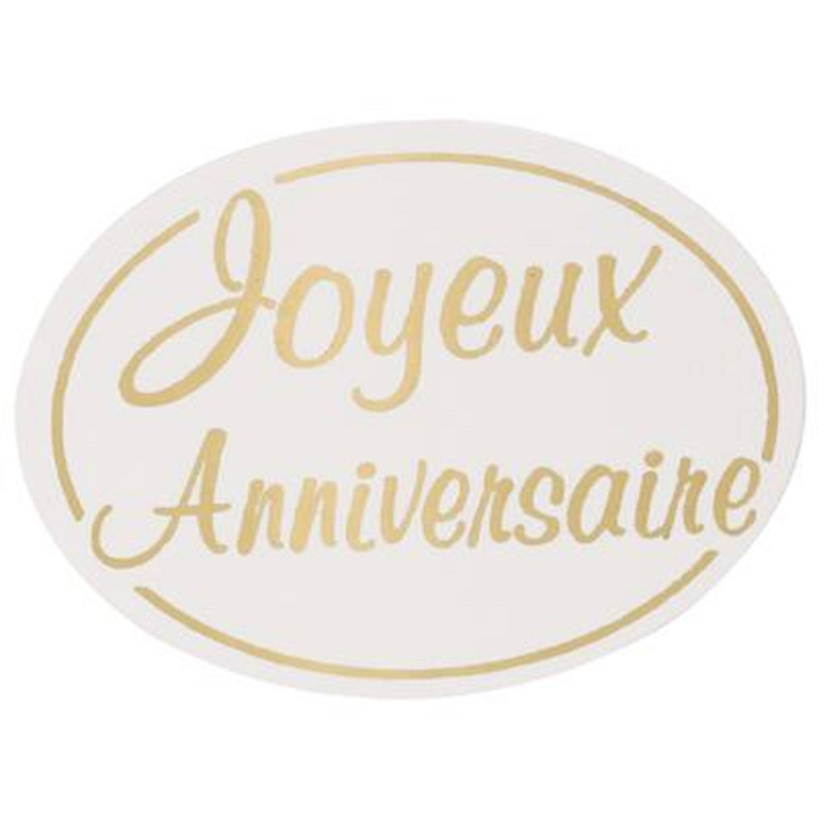 Lot 50 Etiquettes Stickers Joyeux Anniversaire Or Blanc Neuf Par Emilinyshop Lot 50 Etiquettes Stickers Joyeux Anniversaire Or Blanc Neuf Par Emilinyshop