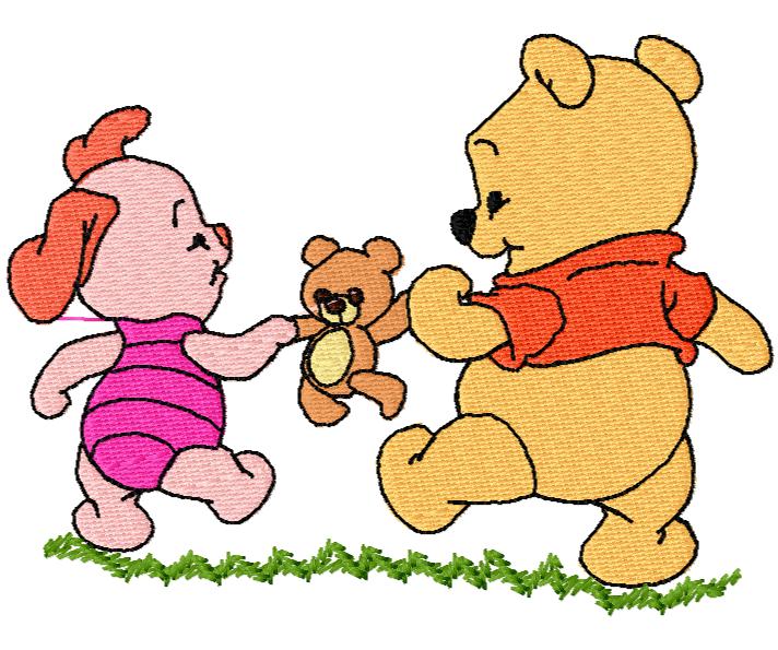 Winnie Porcinet Et L Ours Patrons Et Modeles Par Gigibroderies