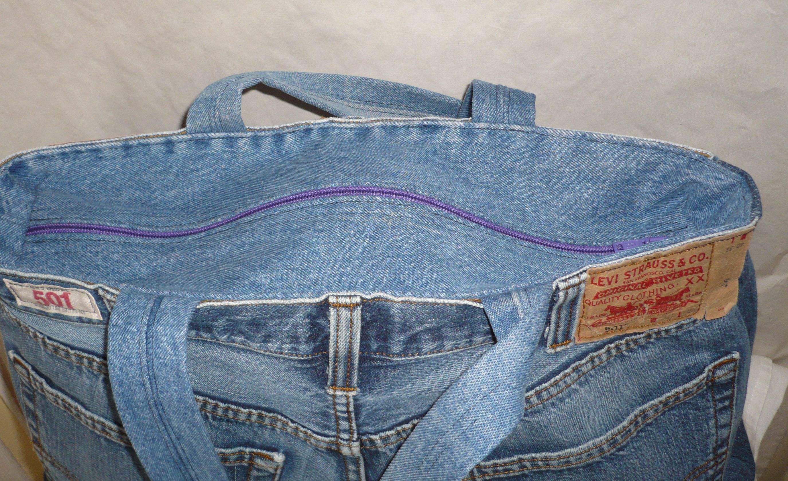 Mok Gevestigde theorie gips Sac de voyage en jean recyclé mexico : sacs-autres-sacs par mioucreations