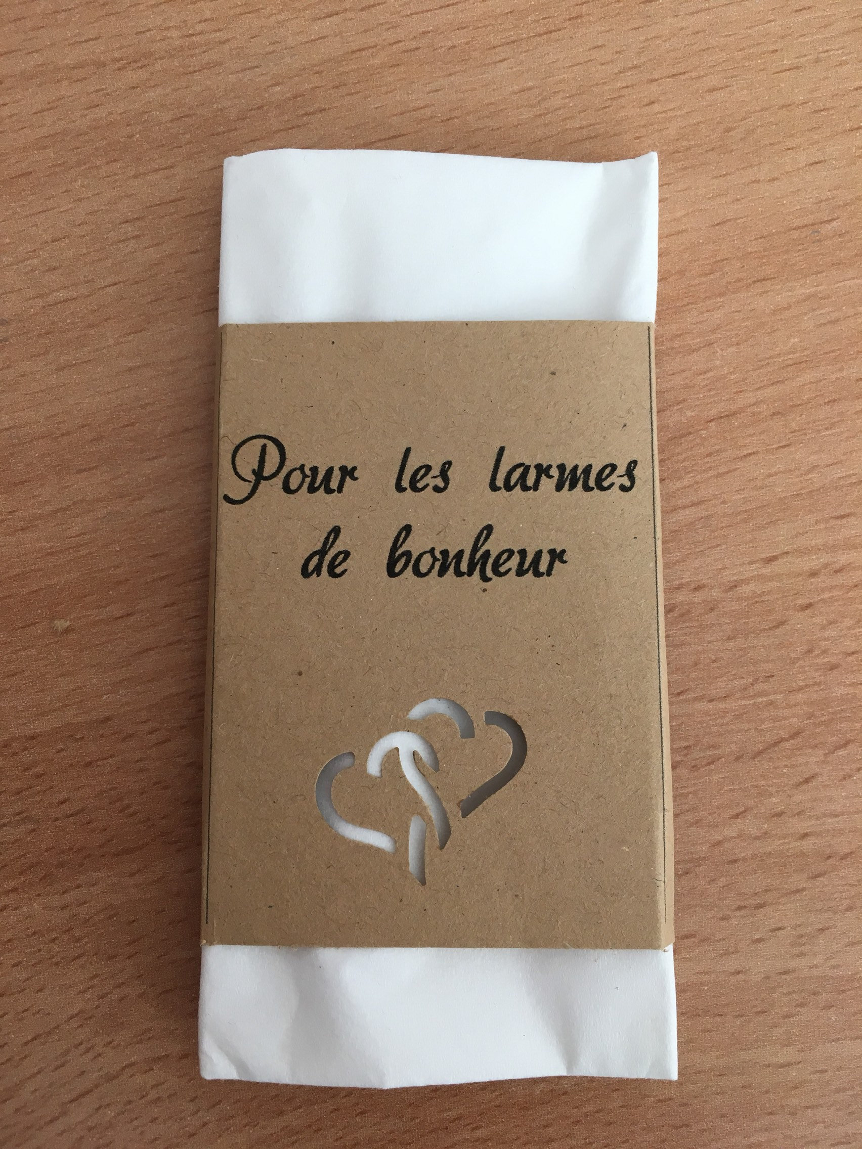 Etui mouchoir mariage