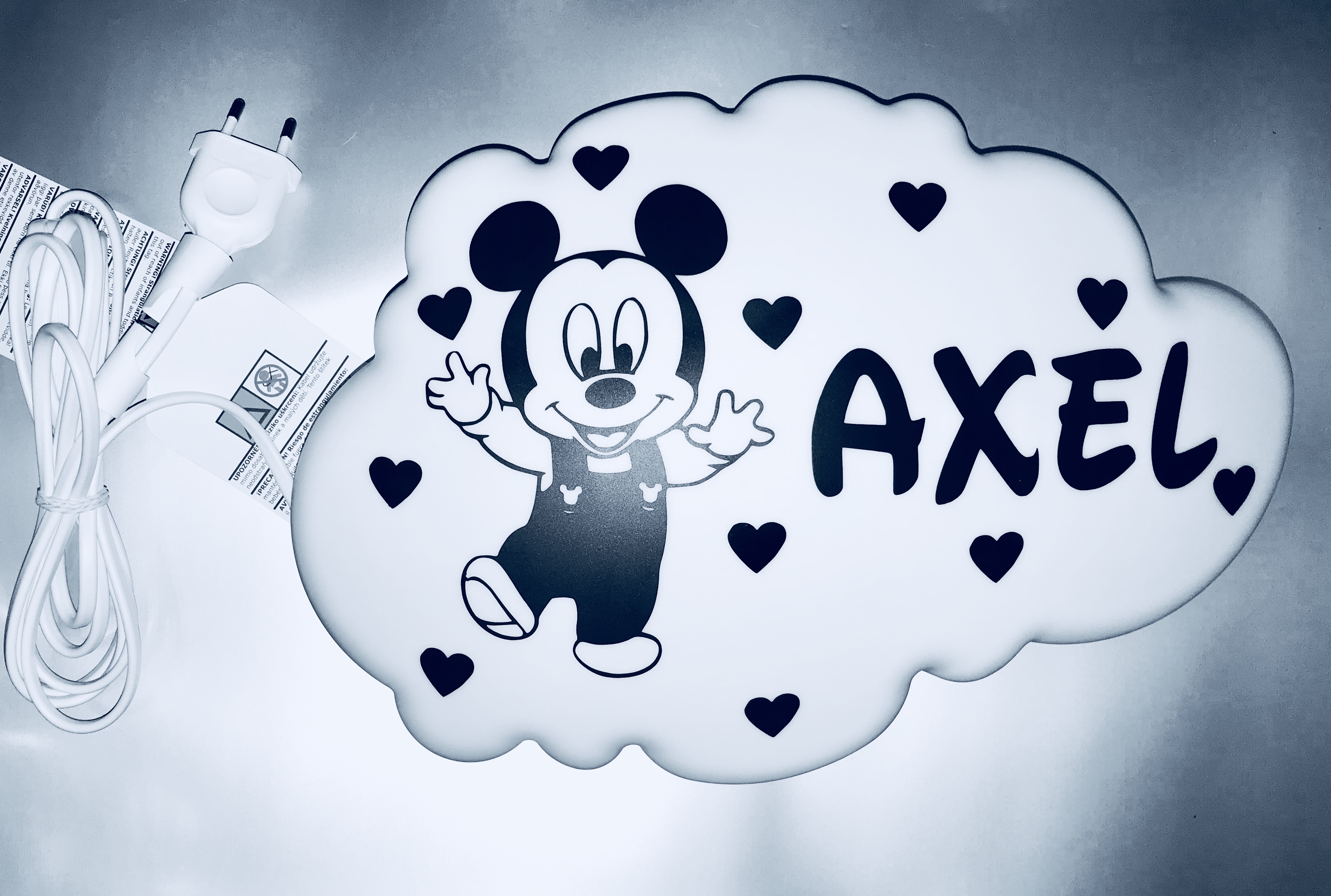 Veilleuse Applique Murale Nuage A Personnaliser Avec Theme Et Prenom Au Choix Enfants Chambre D Enfant Par Sublimcreconcept