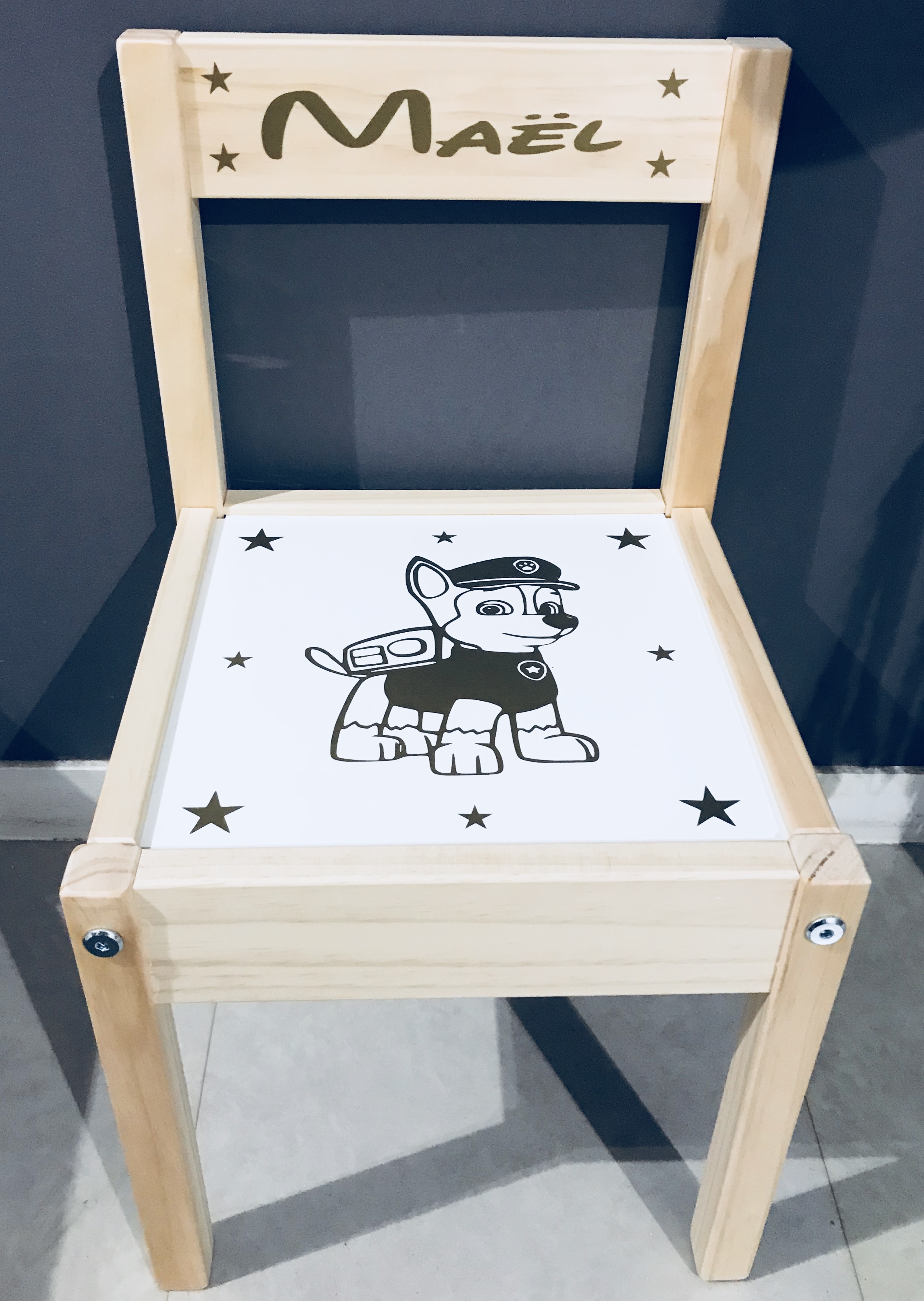 Chaise En Bois Personnalisee Avec Theme Et Prenom Au Choix Pour Enfants Meubles Par Sublimcreconcept Chaise En Bois Personnalisee Avec Theme Et Prenom Au Choix Pour Enfants Meubles Par Sublimcreconcept