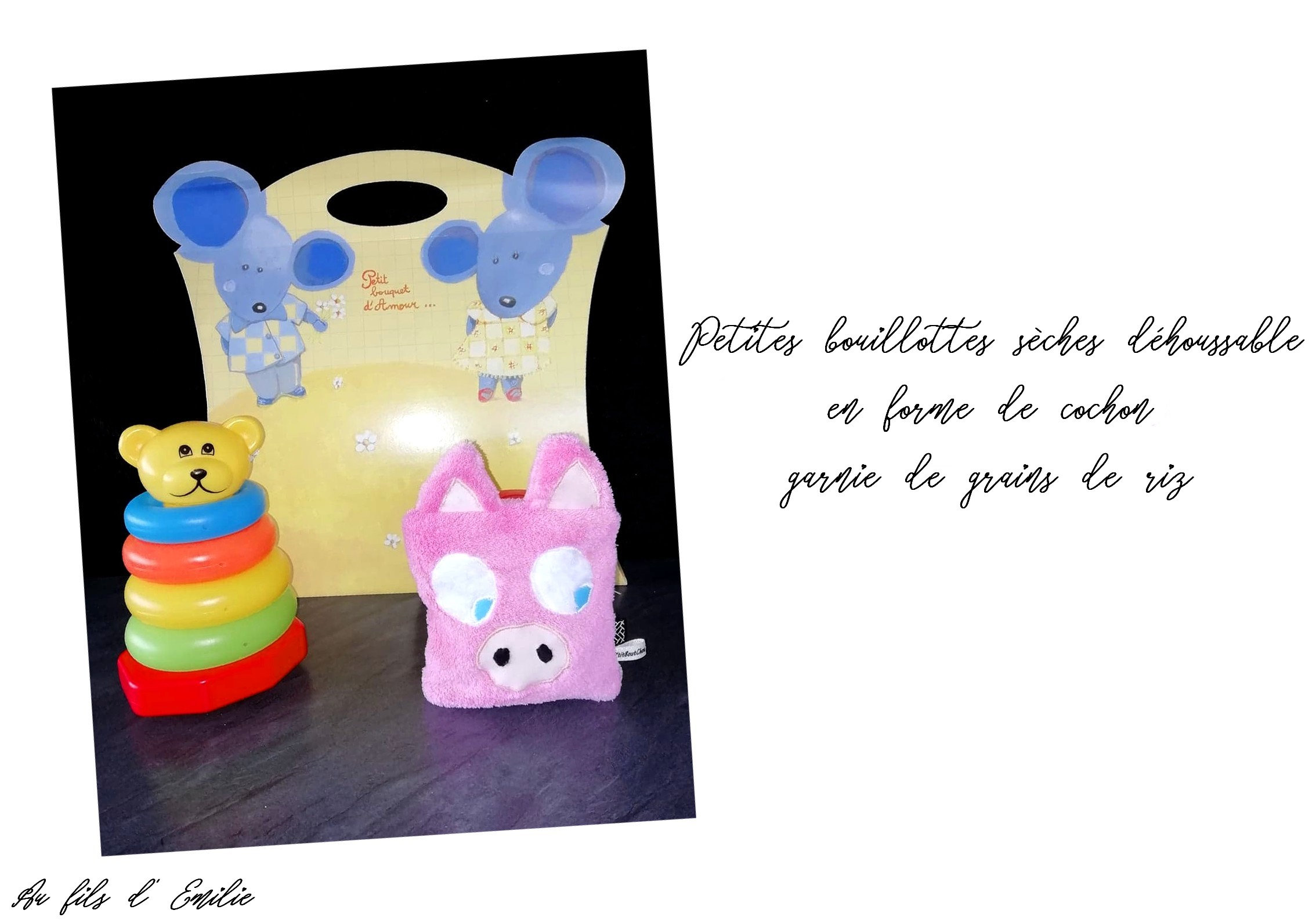 Bouillotte Seche Ecologique Bouillotte Bebe Anti Colique Bouillotte Seche Garnie De Riz Micro Ondable Handmade Fait Main Au Fils D Emilie Par Ptitboutbhoufrance