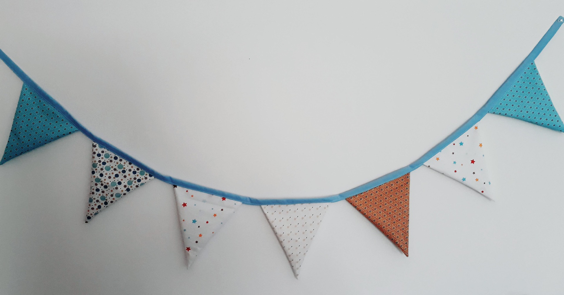Guirlande fanion personnalisable en coton lavable enfantschambred