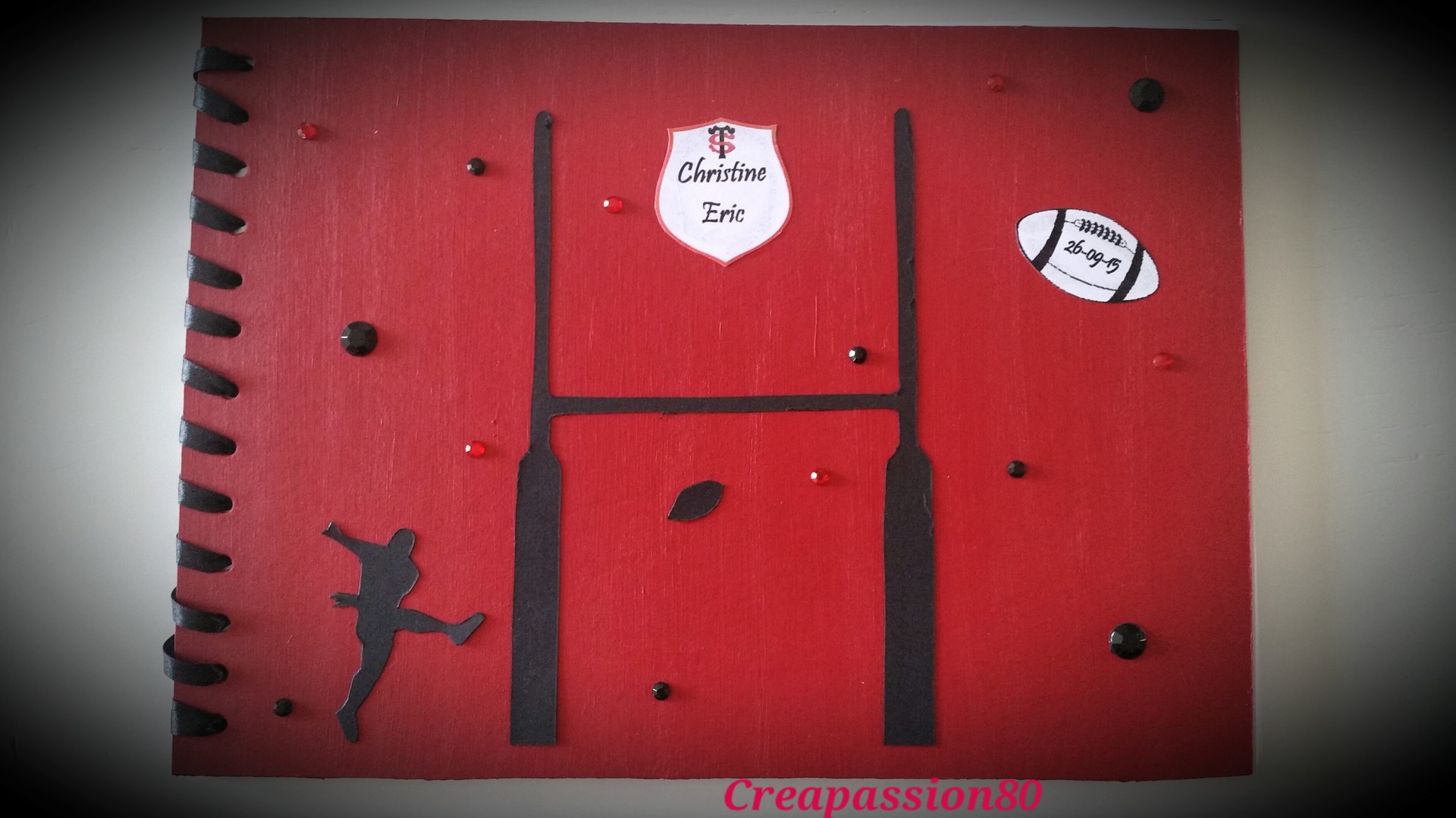 Livre D Or Theme Rugby Rouge Et Noir Pour Mariage Bapteme Ou Anniversaire Accessoires Mariage Par Creapassion80 Livre D Or Theme Rugby Rouge Et Noir Pour Mariage Bapteme Ou Anniversaire Accessoires Mariage Par Creapassion80