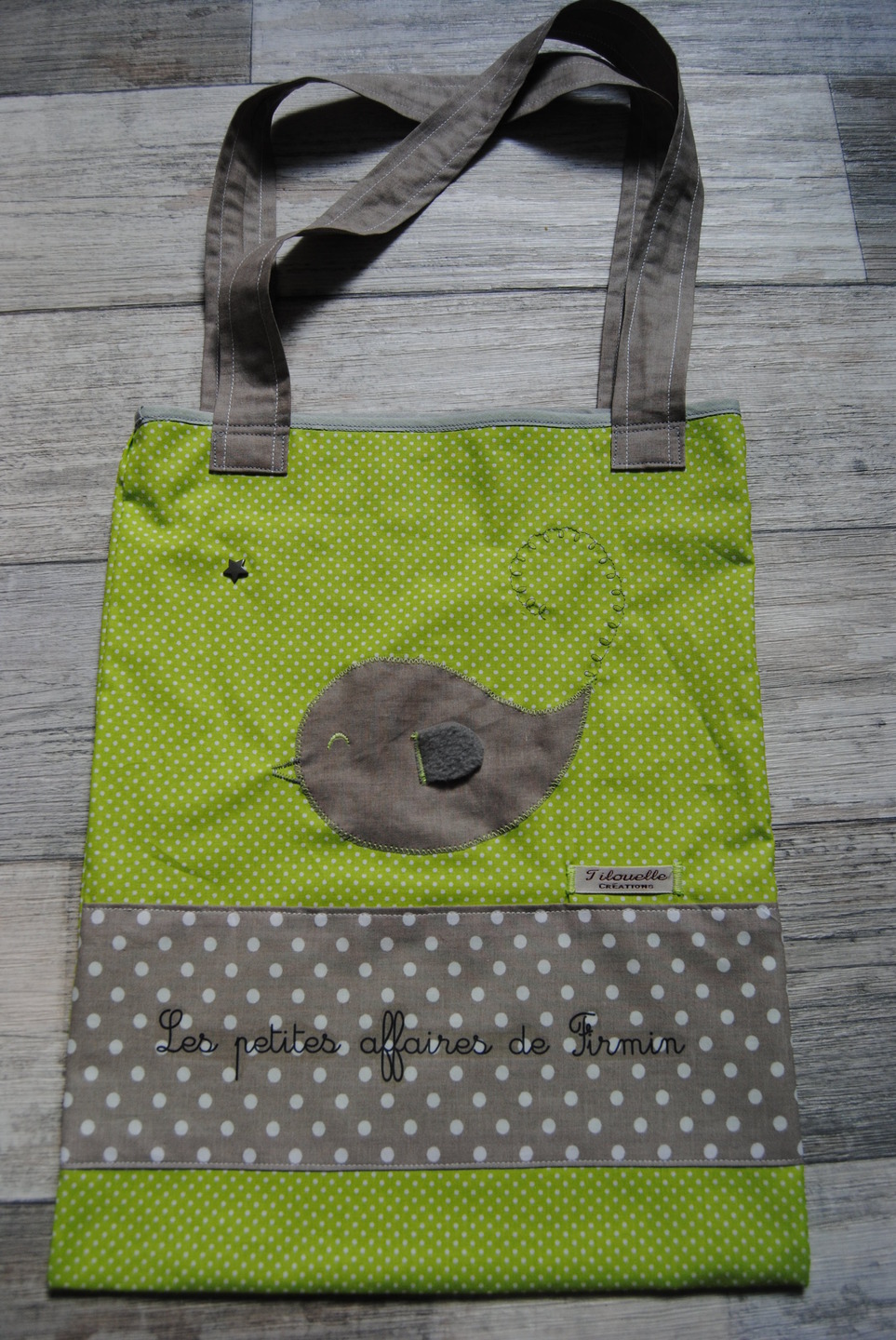 sac de biblioth que personnalis pour Firmin