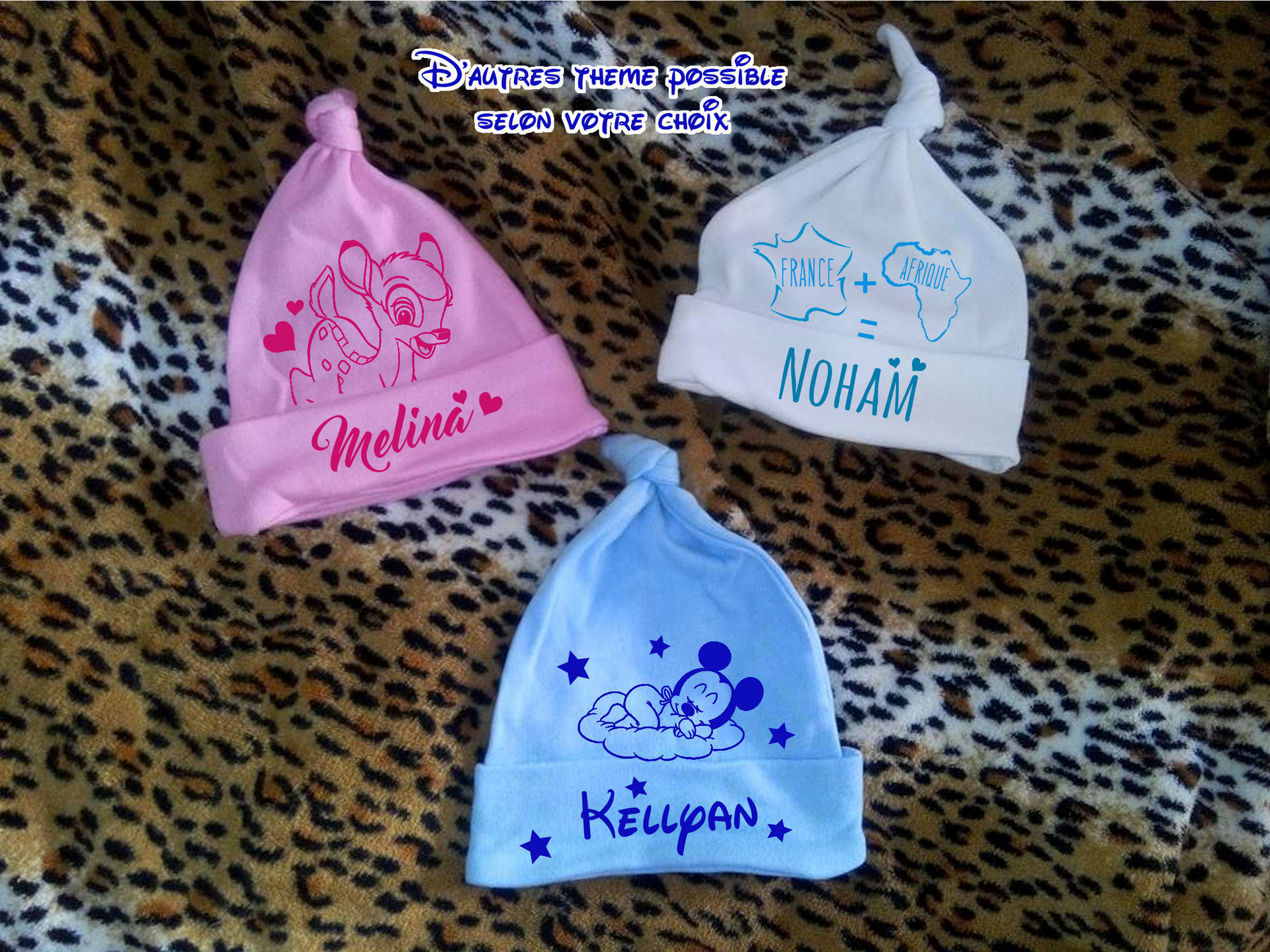 Bonnet Bebe Personnalisation Au Choix Indispensable Pour La Maternite Valise Maternite Accessoires Accessoires Pour Cheveux Par Boutique Neena
