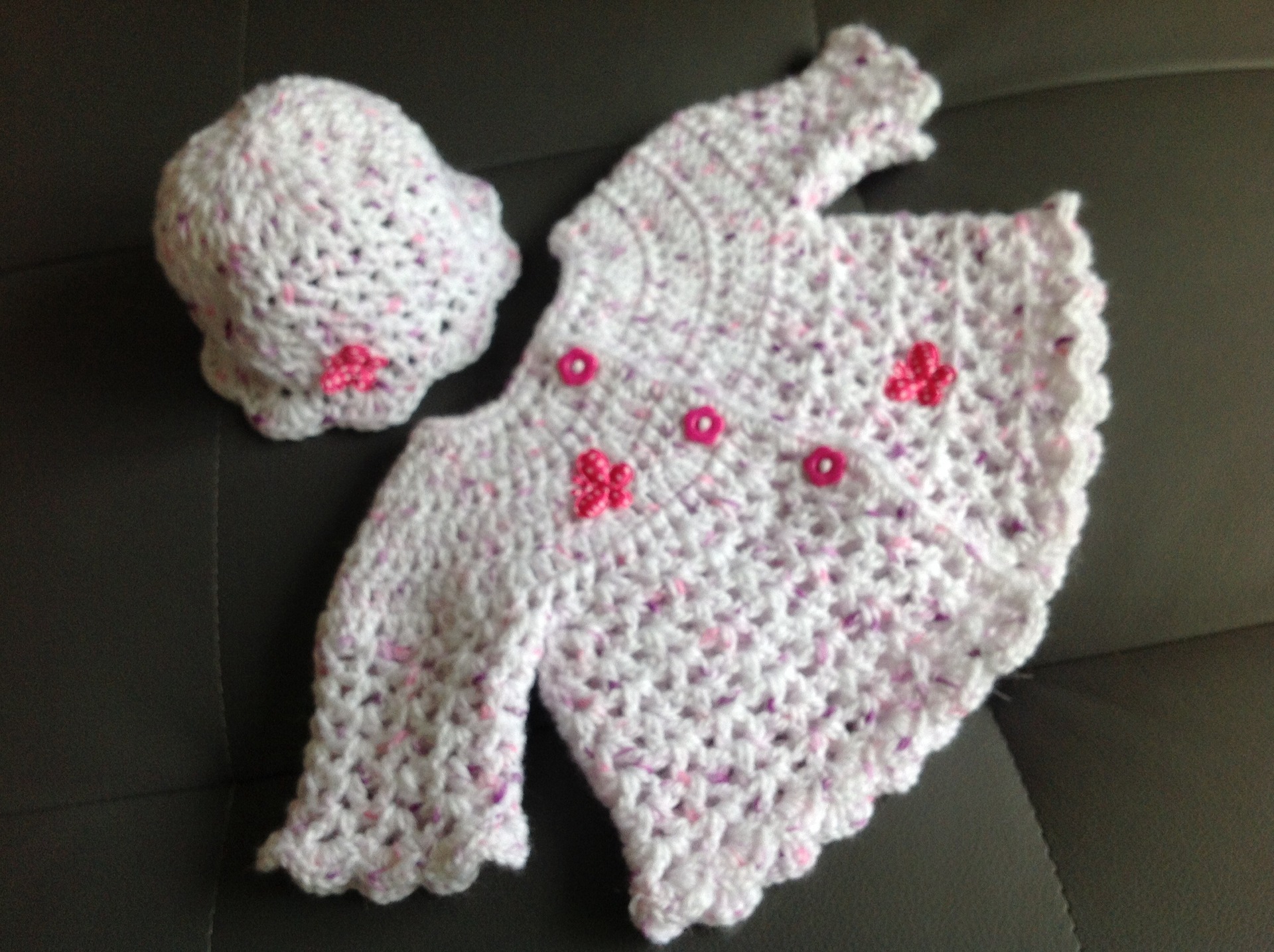 Brassiere Prema Et Bonnet Rose Papillons Par Coeurdelayette