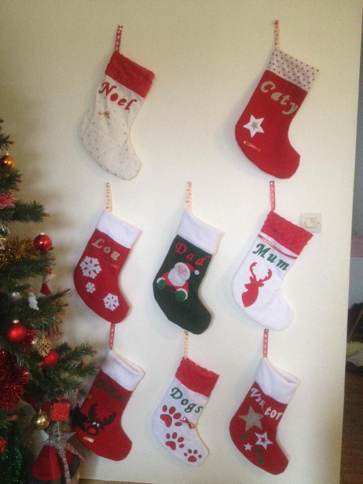 Grande Chaussette / Botte De Noël Personnalisable - France