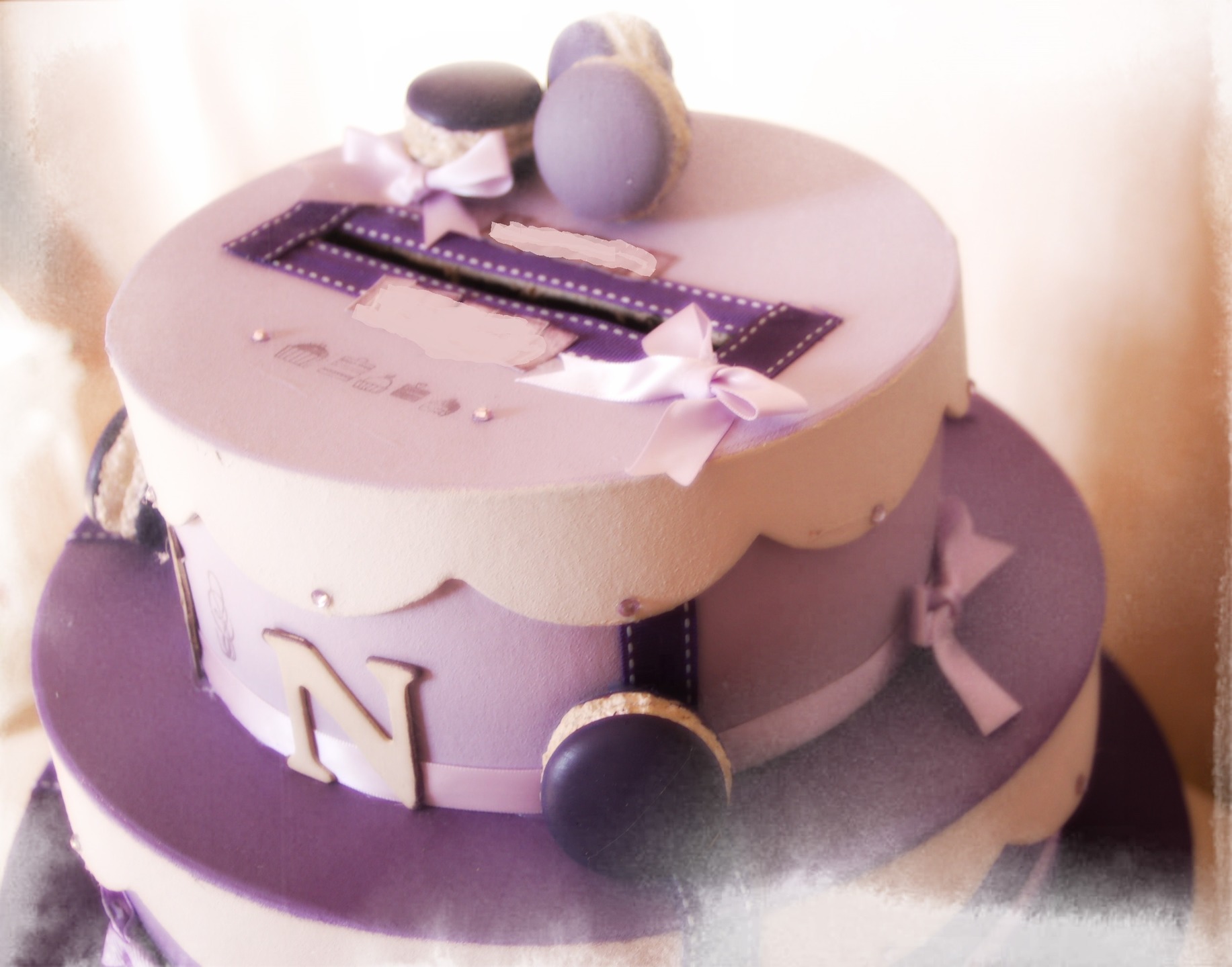 Urne Gateau 3 Etages Personnalisable Maison Et Deco Boites Coffr S Par Imaginessencebymimie