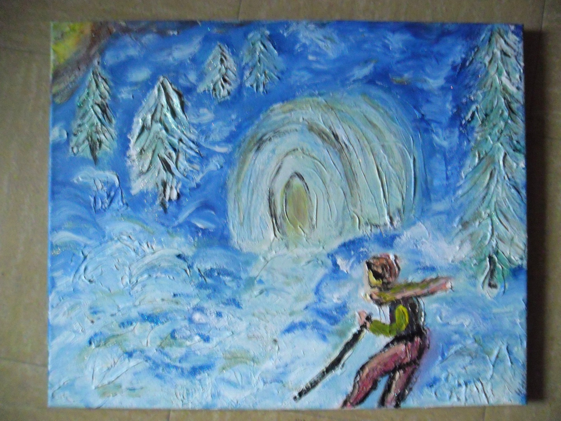 Tableaux contemporains à la peinture acrylique