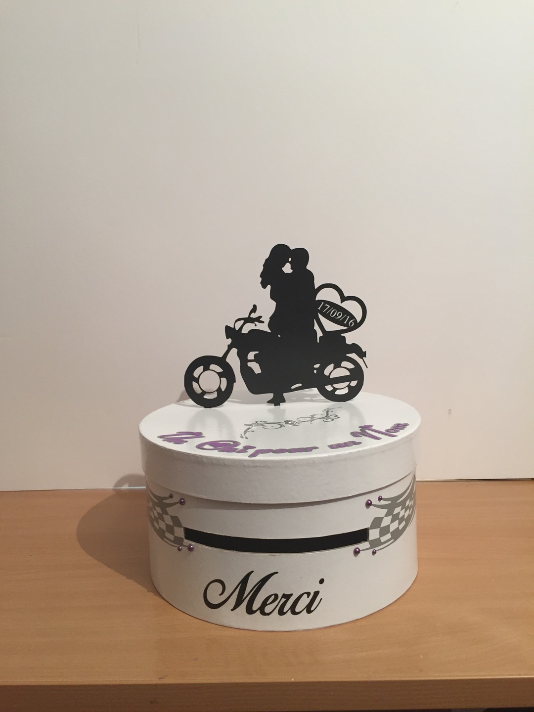 Urne De Mariage Version Moto Noire Accessoires Mariage Par Minathy71 Urne De Mariage Version Moto Noire Accessoires Mariage Par Minathy71