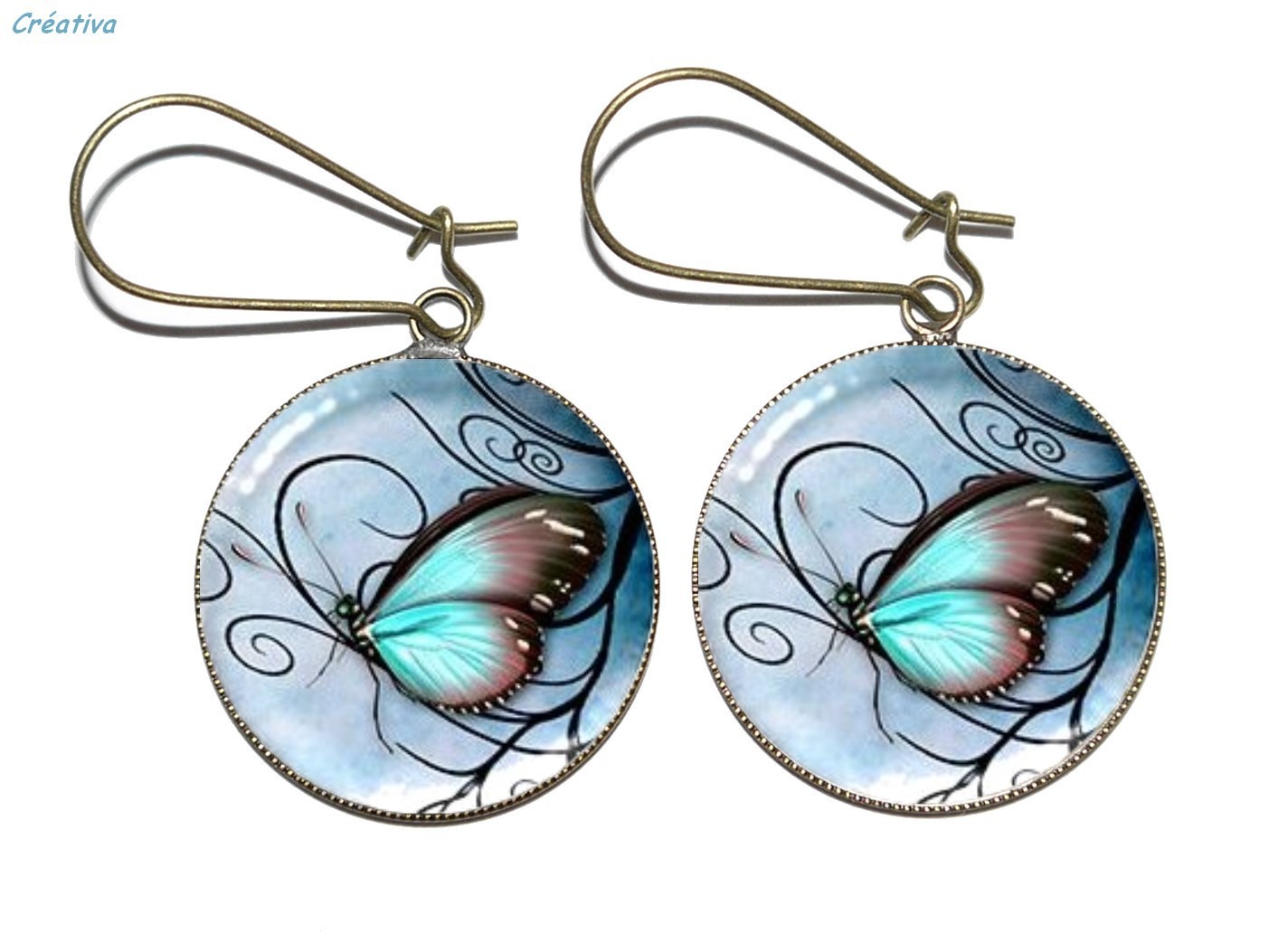 Boucles d'oreilles Scarabée Coucou Suzette