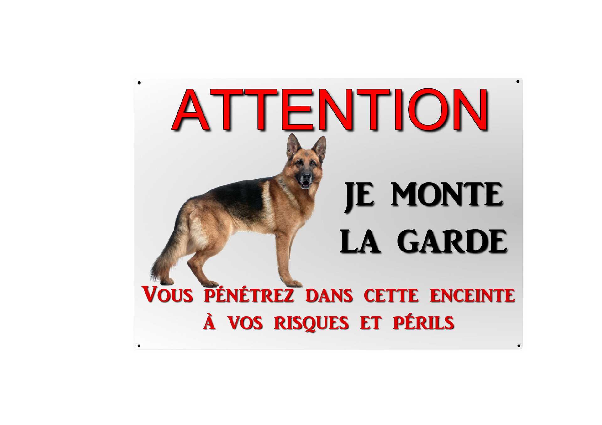 Plaque Attention Au Chien Berger Allemand En Metal Alu 29xcm Environ Ref 14 Breloques Par Sijolieboutique Plaque Attention Au Chien Berger Allemand En Metal Alu 29xcm Environ Ref 14 Breloques Par Sijolieboutique