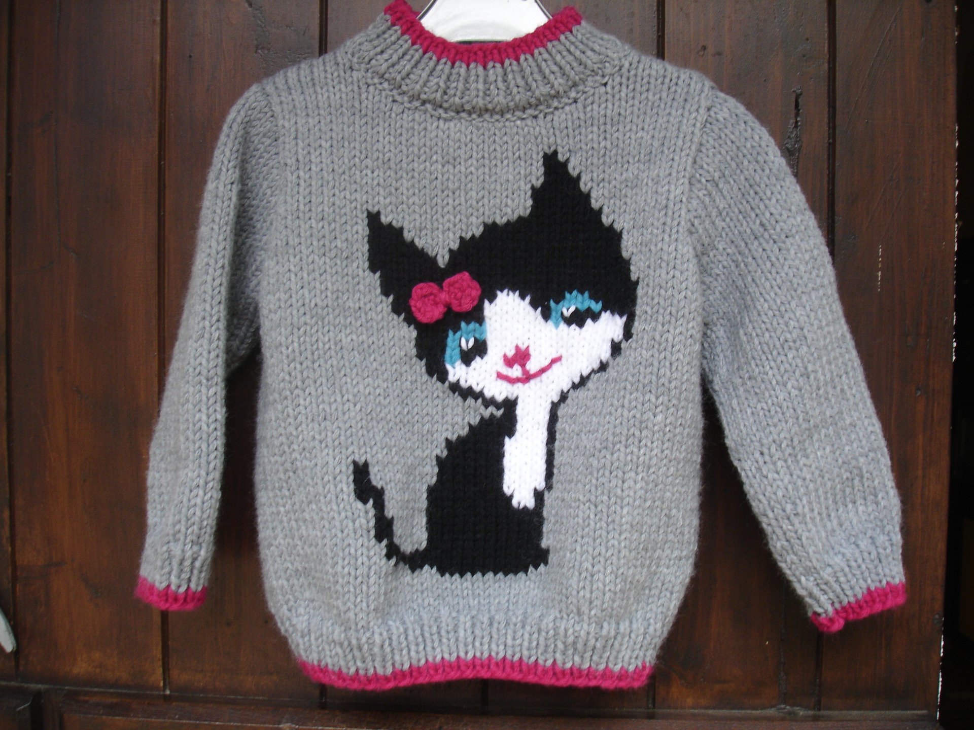 Pull Bebe Motif Chat De 9 Mois A 2 Ans 100 Fait Main Par Souricete Creation Pull Bebe Motif Chat De 9 Mois A 2 Ans 100 Fait Main Par Souricete Creation