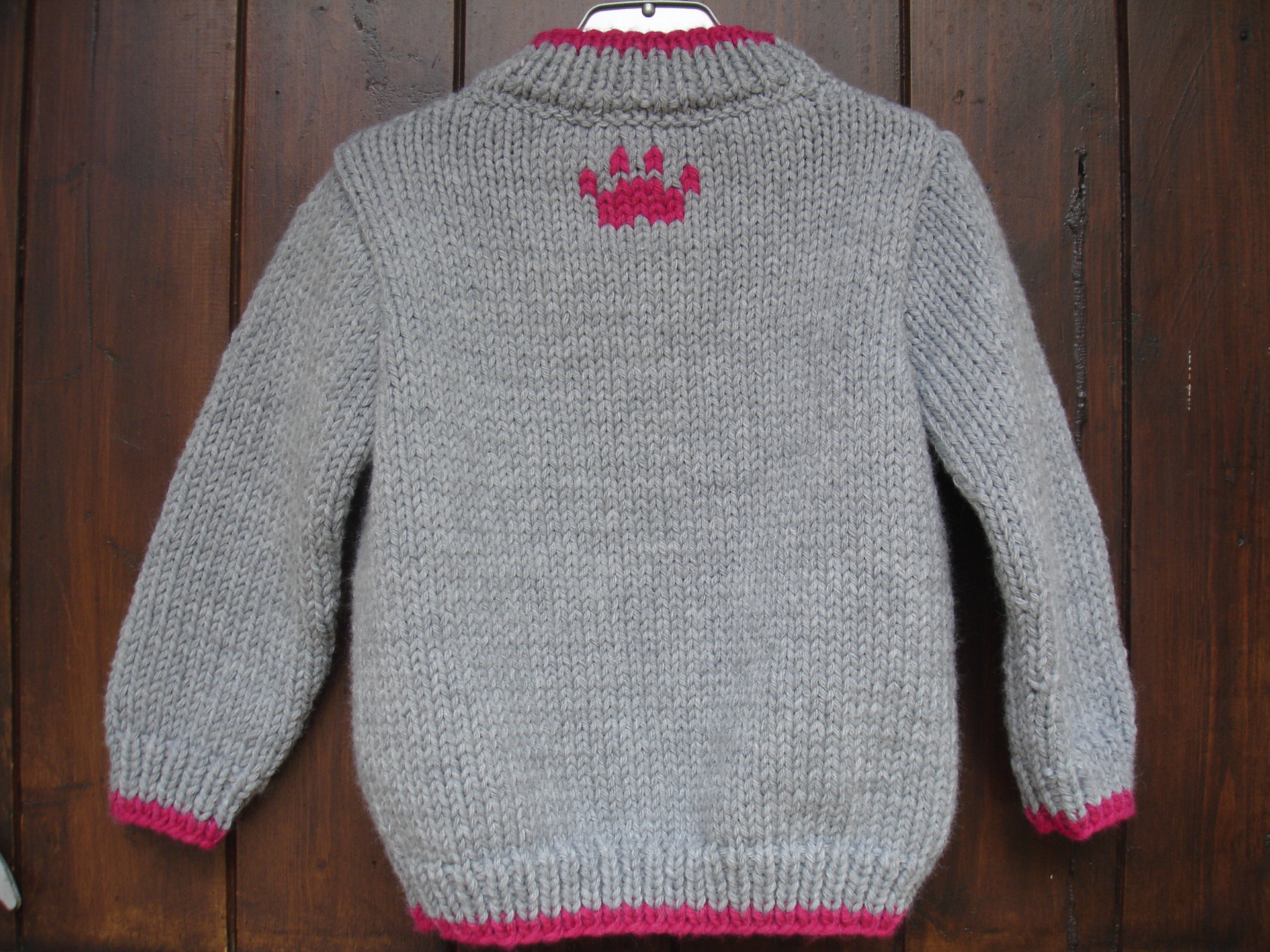 Pull Bebe Motif Chat De 9 Mois A 2 Ans 100 Fait Main Par Souricete Creation