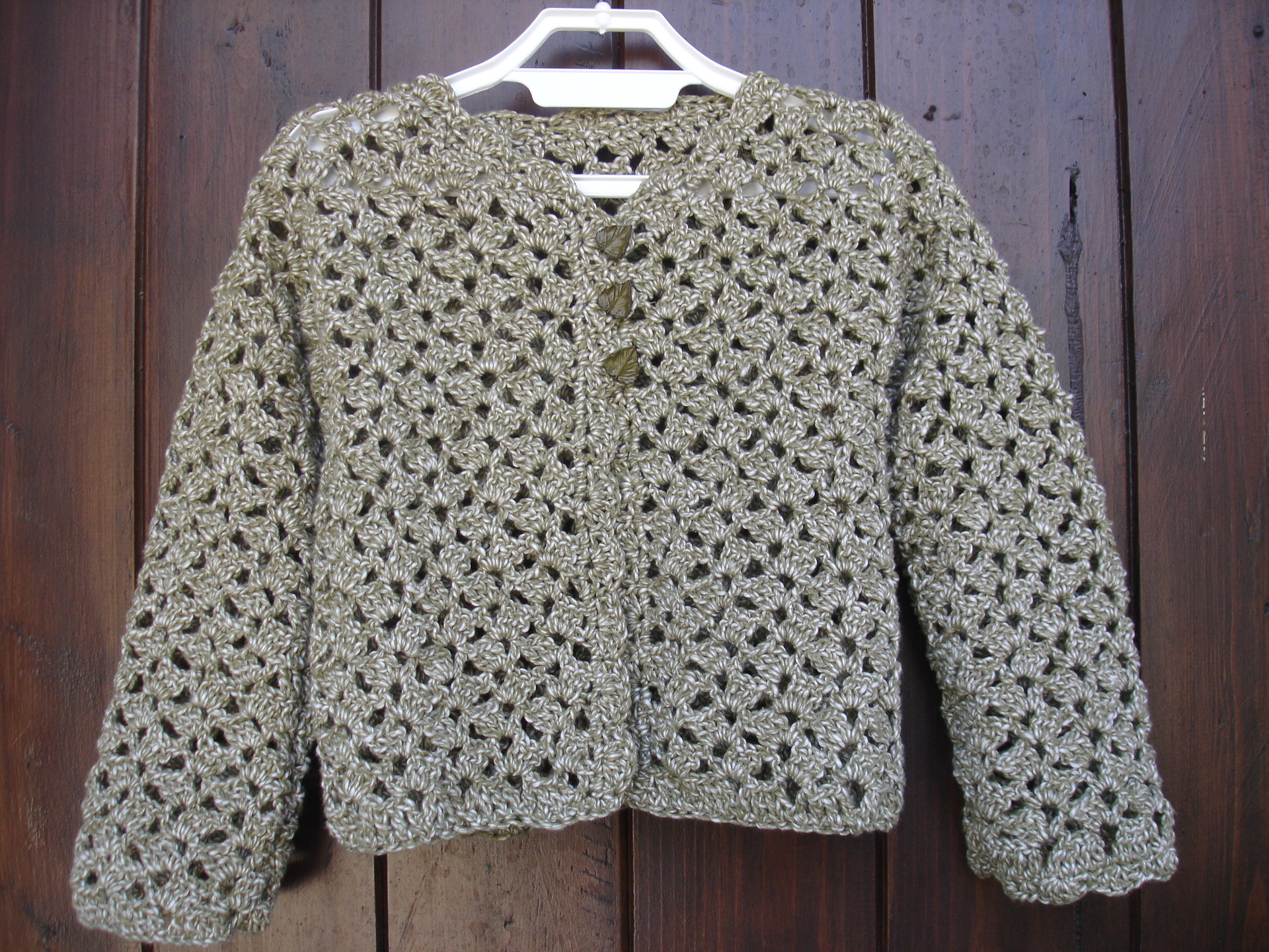 gilet fillette crochet