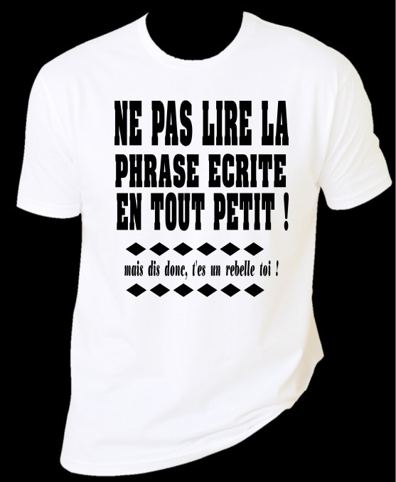 tee-shirt homme pas cher humoristique